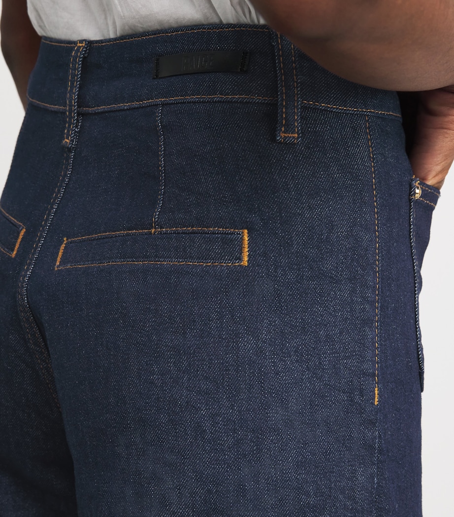Harper Ankle Pocket-Detail Wide-Leg Jeans AMORA Image 6