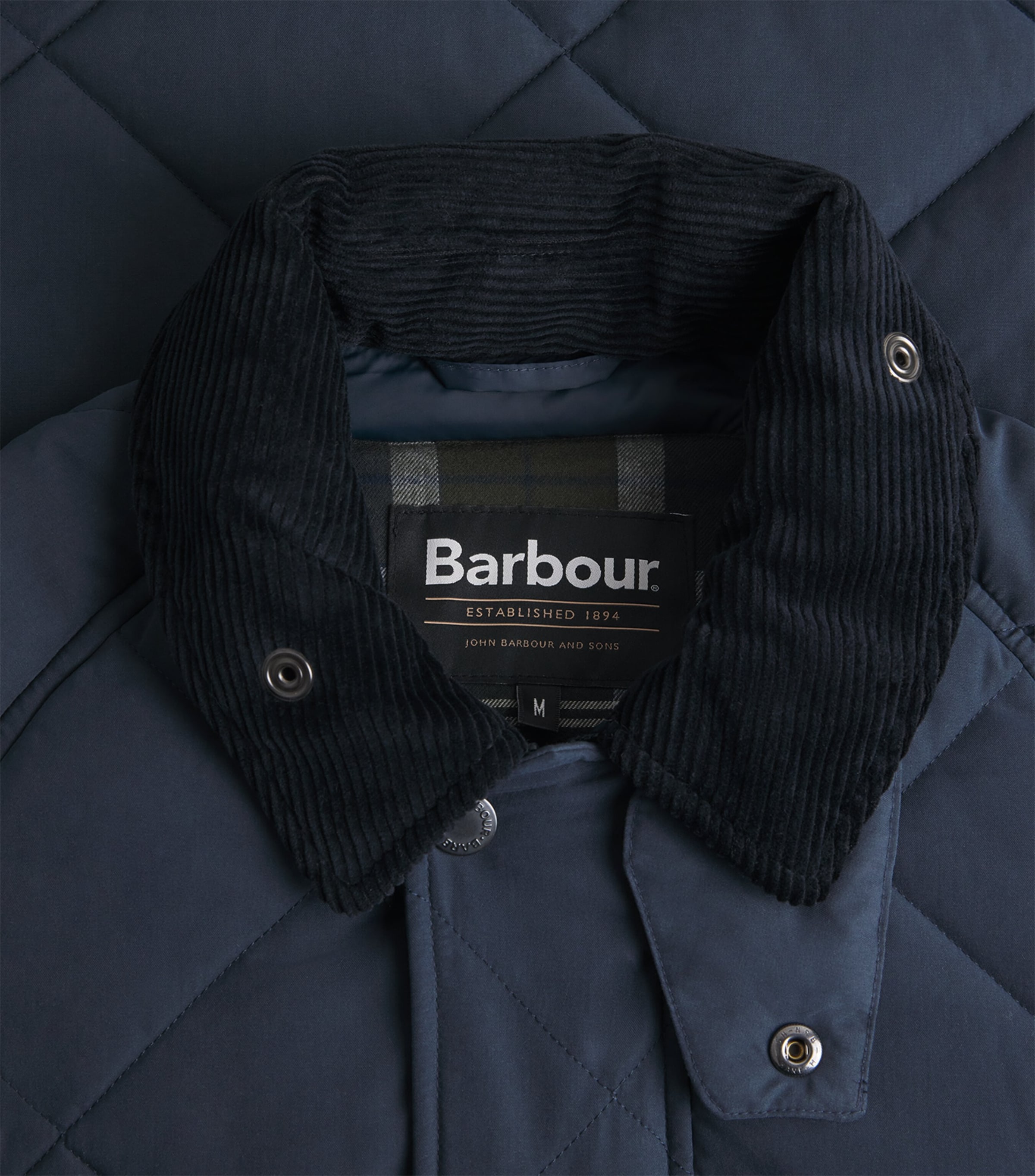 Quilted Modern Bedale Jacket NY71 NAVY Image 5