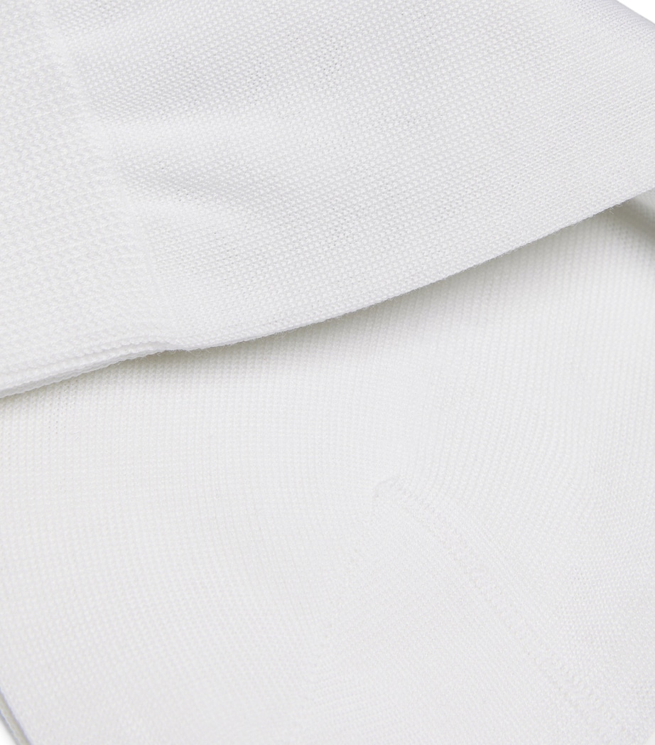 No.9 Fil D’Ecosse Socks 2000/WHITE Image 2