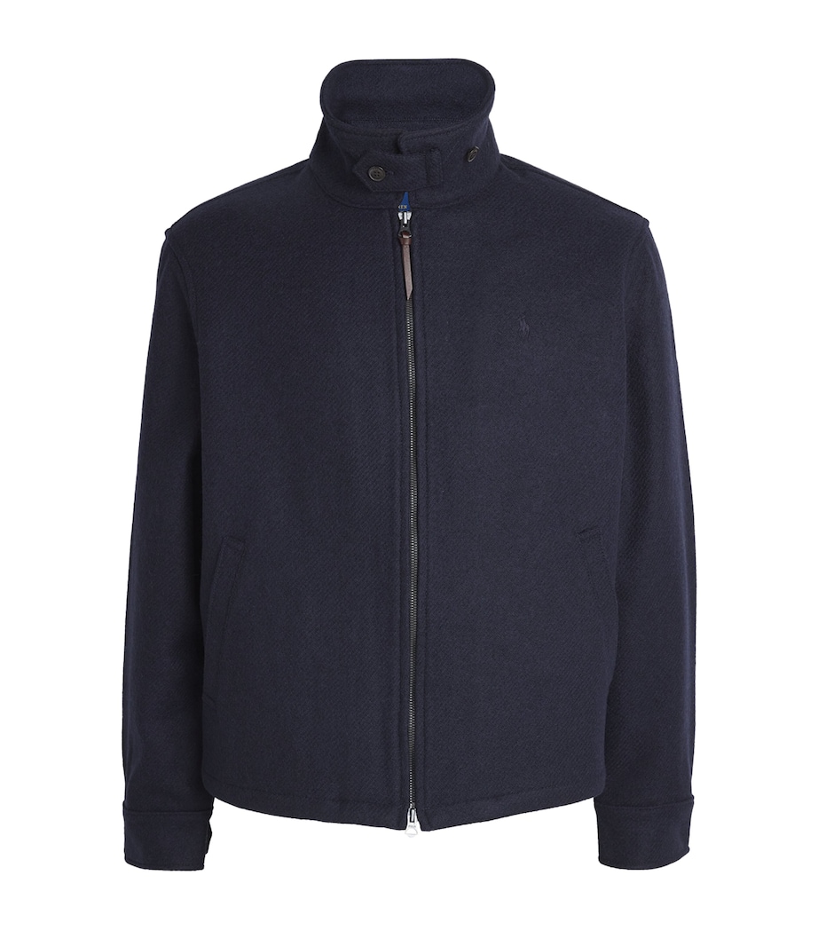 Wool Langdon Jacket NAVY Image 1