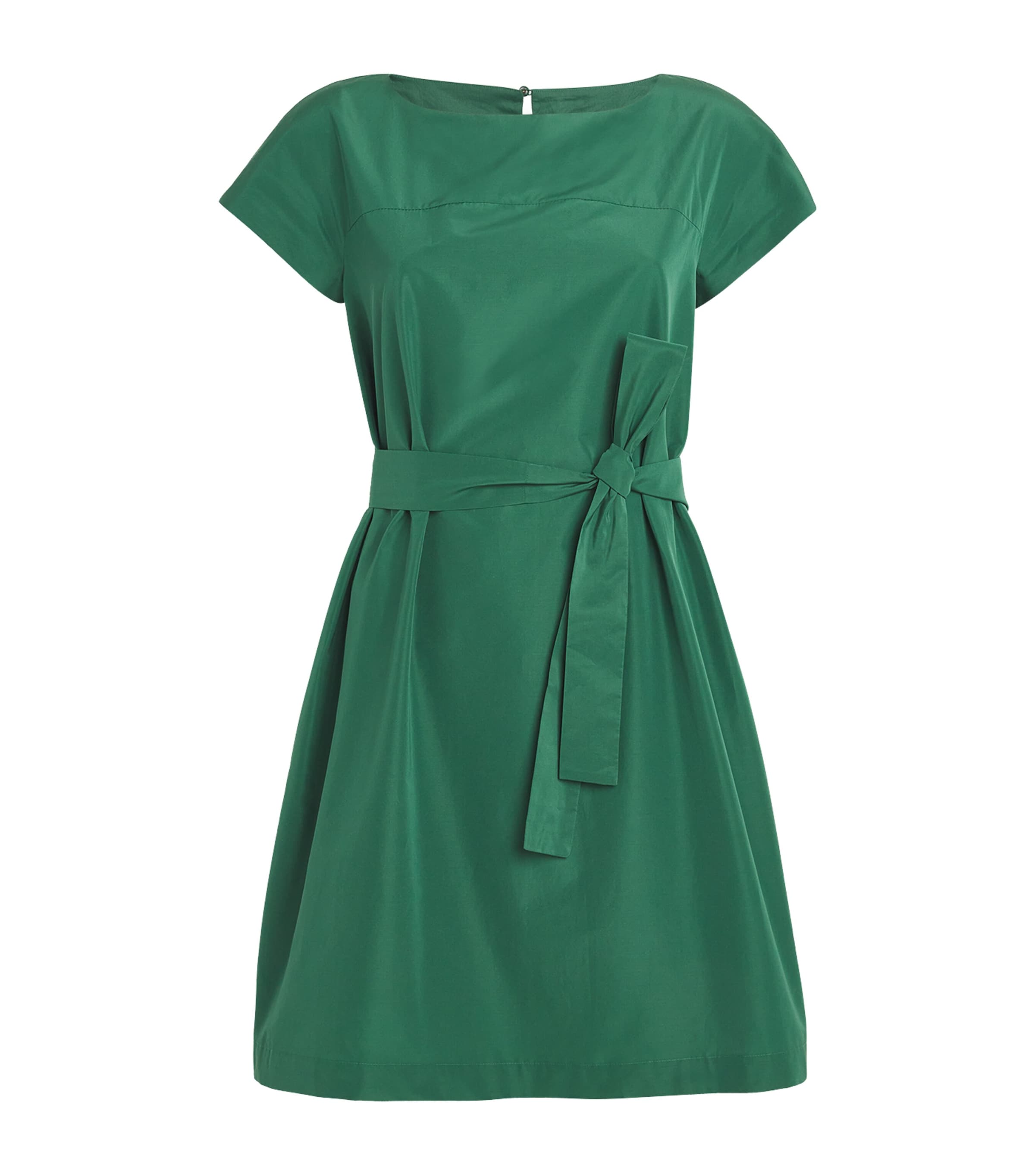 Weekend Max Mara Belted Mini Dress In Green