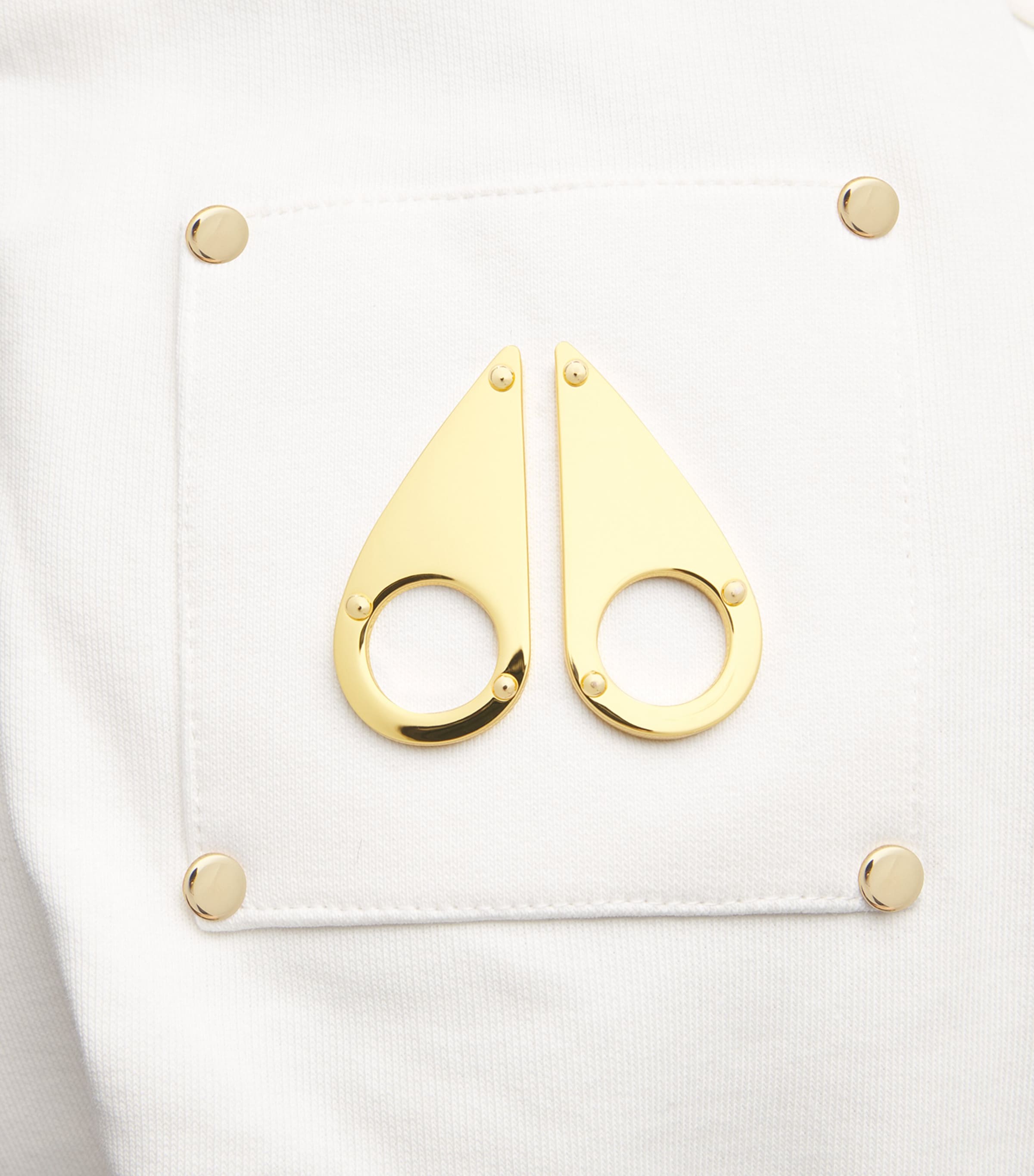 都会的【MOOSE KNUCKLES】バニーフード ジップアップシャツ 23AW Moose Knuckles Kids Unisex Classic Bunny M32US661 313 Blk