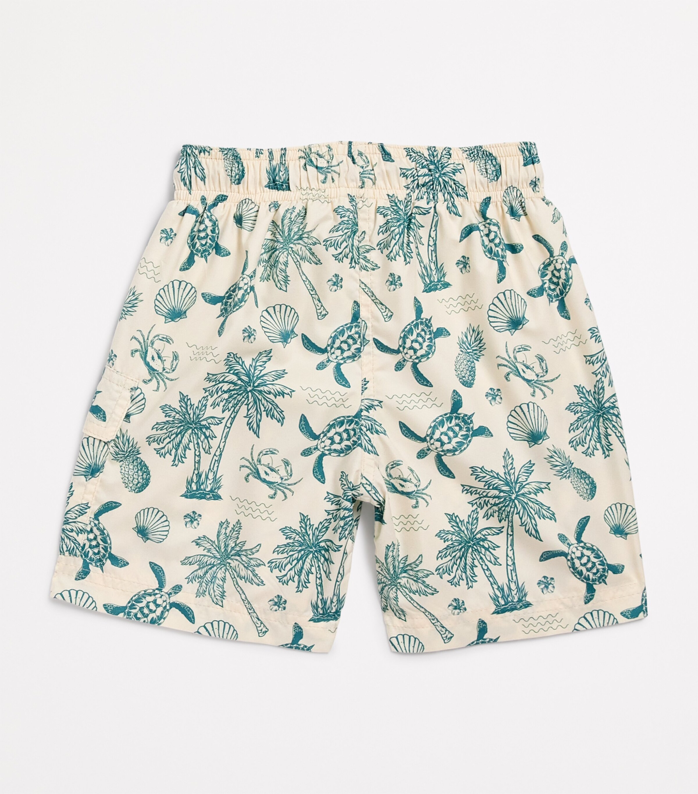MARIE RAXEVSKY Vintage Print Swim Shorts (2-12 Years) Vintage Image 2