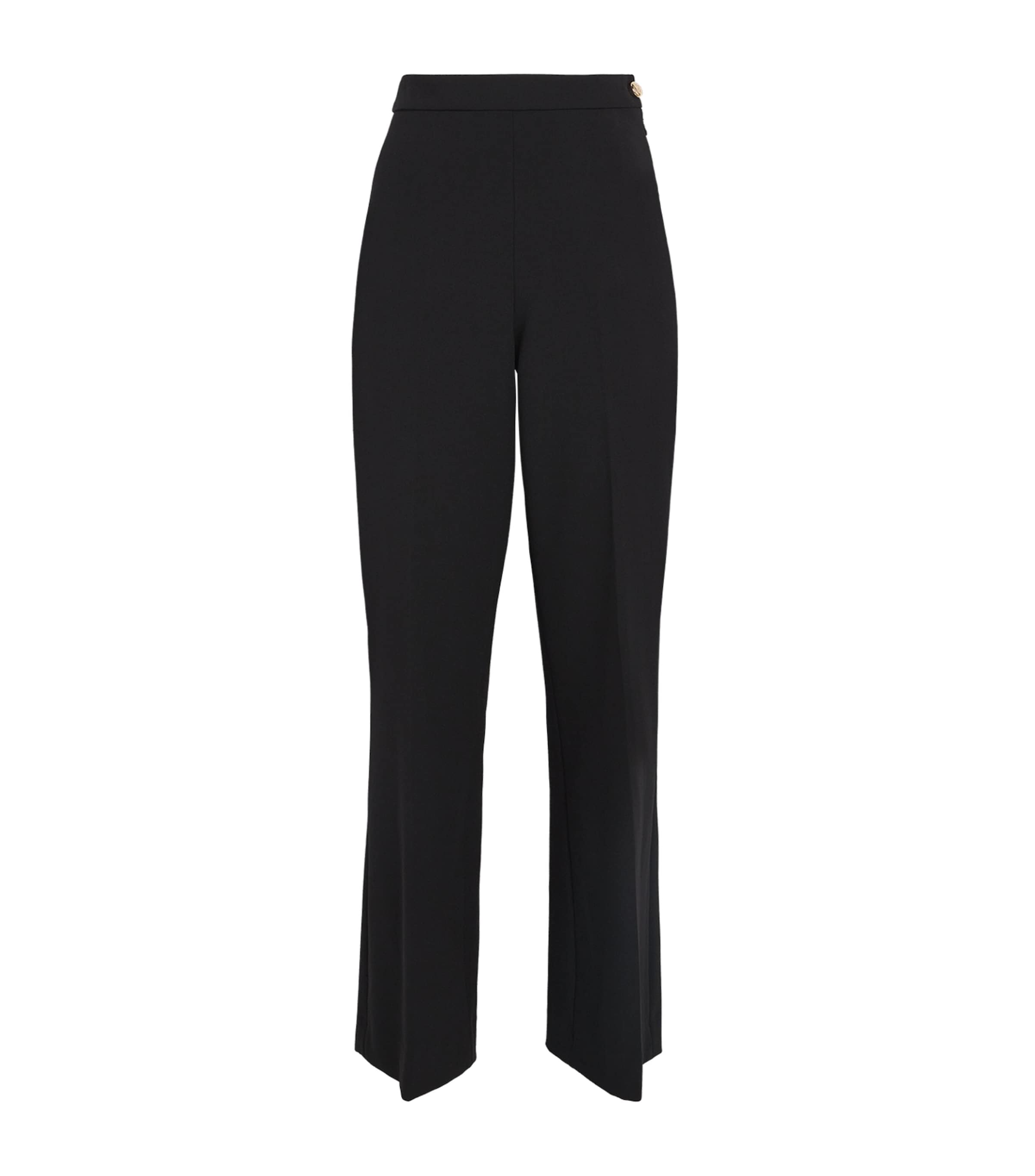 Sandro Flared Trousers In Black