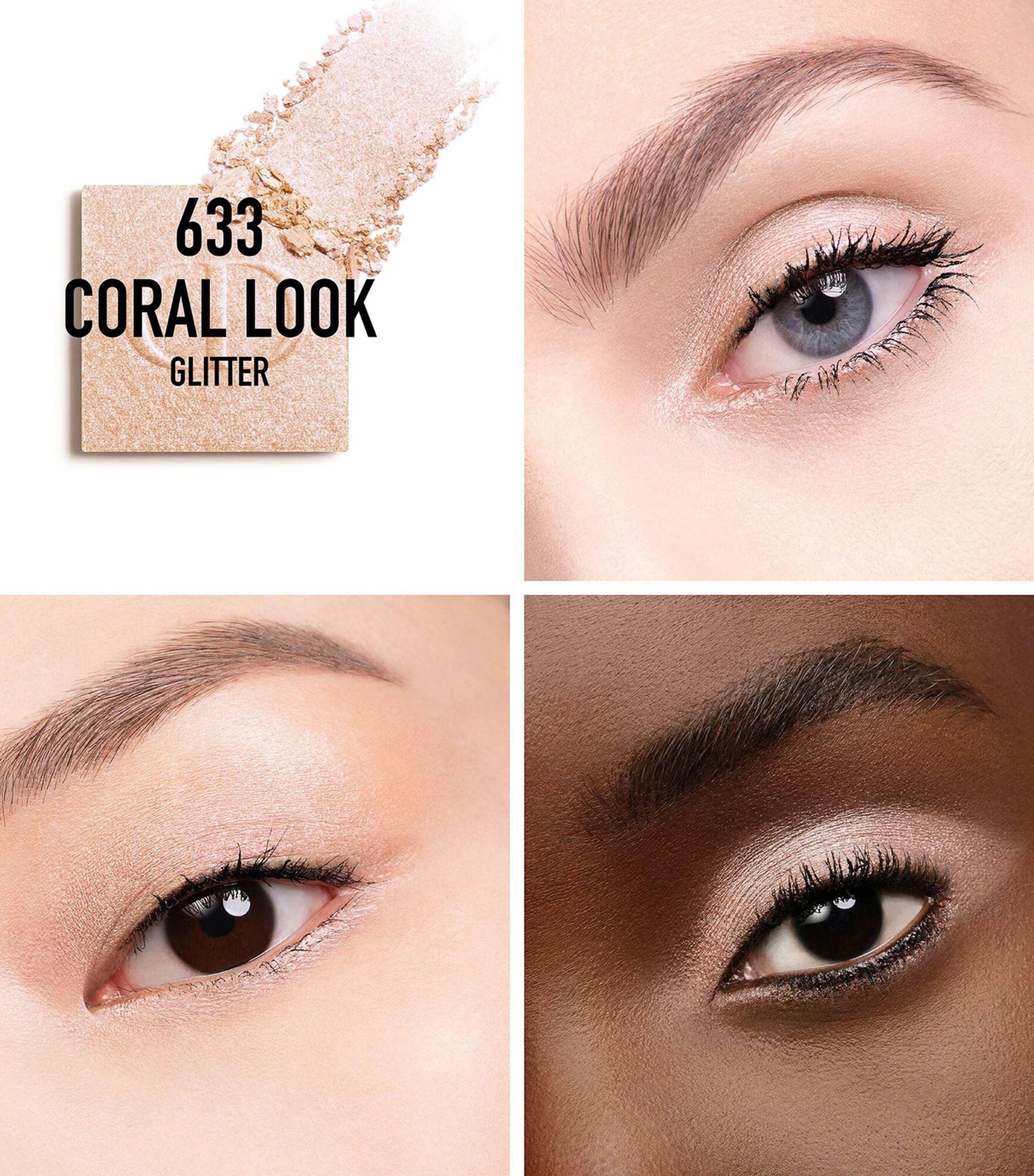 Diorshow Mono Couleur Couture Eyeshadow 633 CORAL LOOK GLITT Image 2