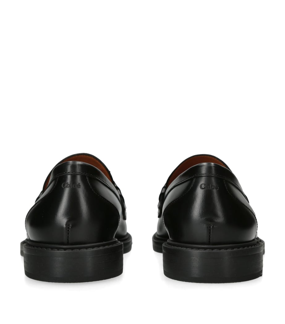 Chloé Leather Marcie Loafer Black Image 2