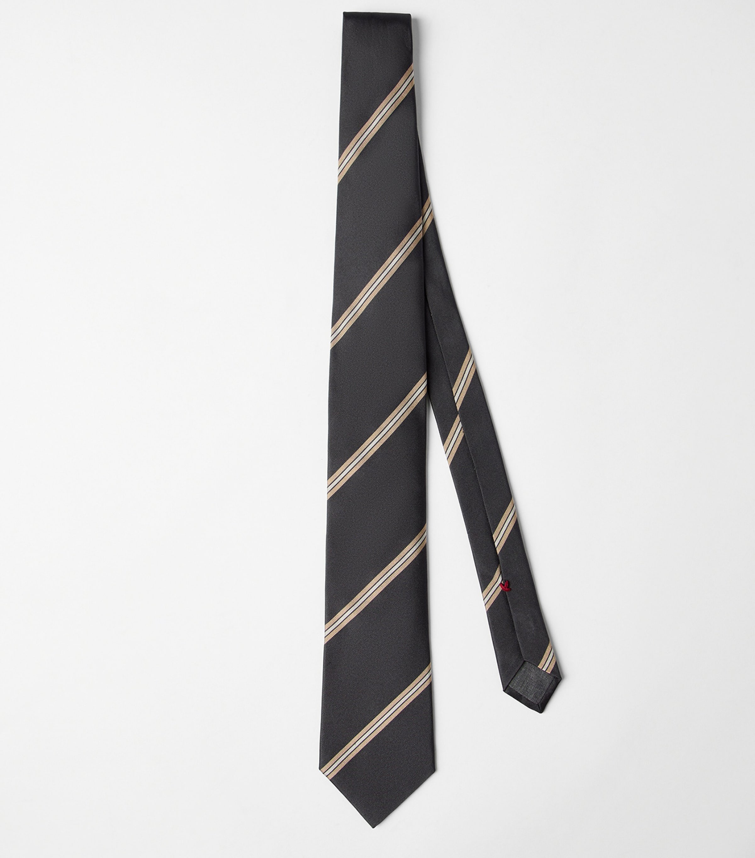 Silk Regimental Stripe Tie CKP60 Image 2