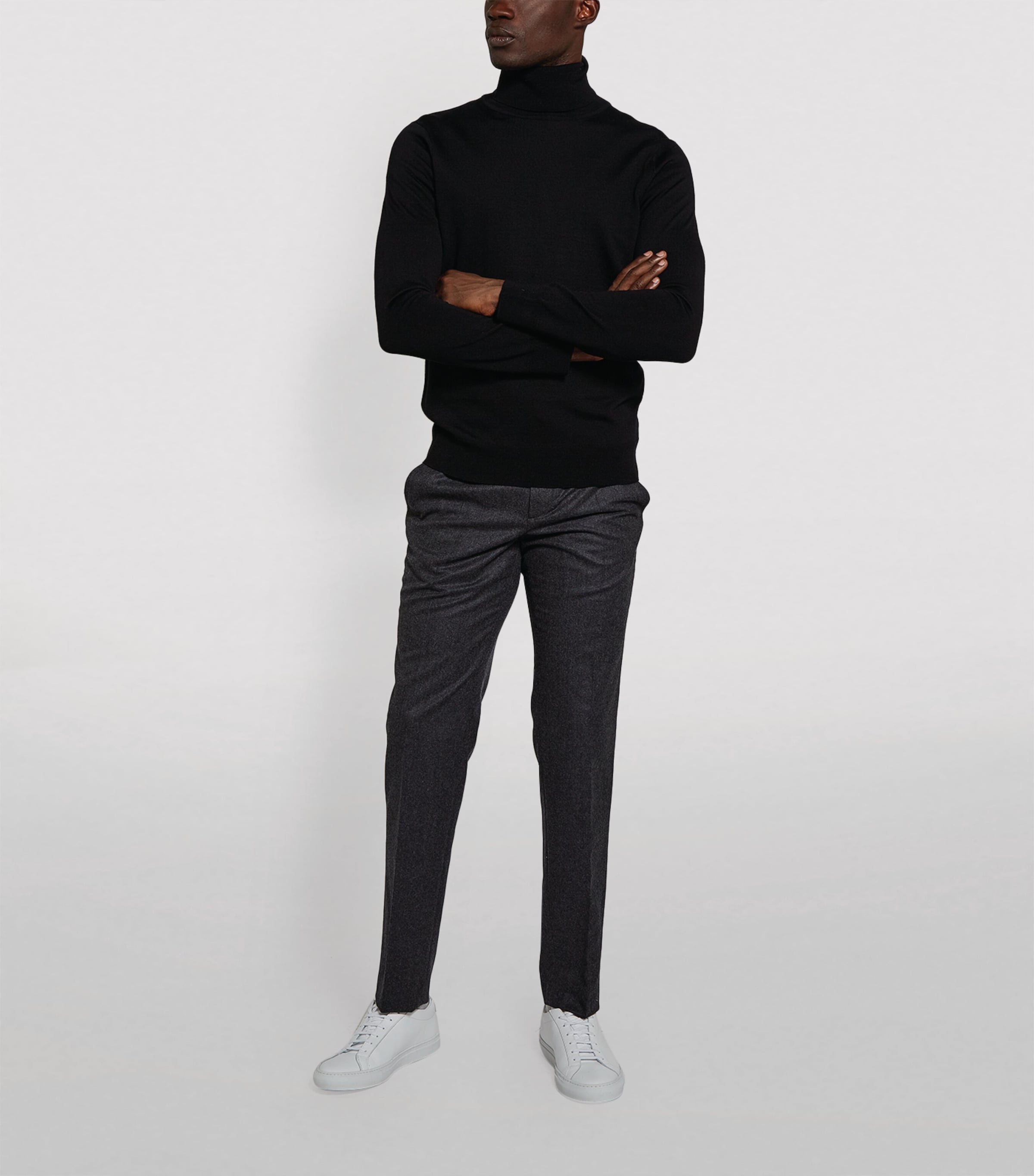 Wool Rollneck Sweater NOIR Image 3