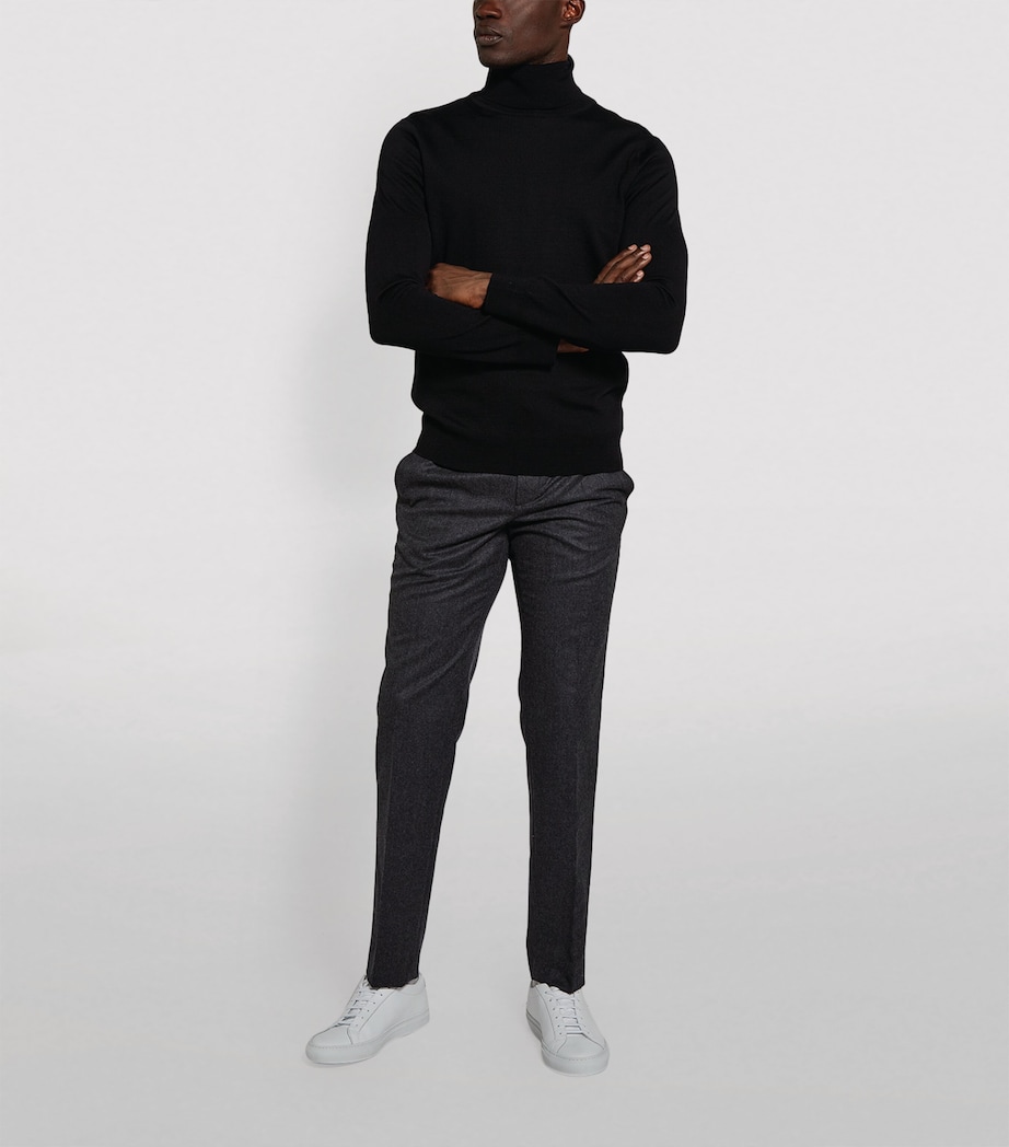 Wool Rollneck Sweater NOIR Image 3