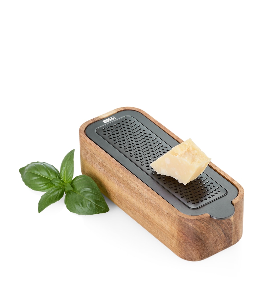 Cole & Mason Cut'n'Serve Fine Rectangular Grater Metalic Image 3