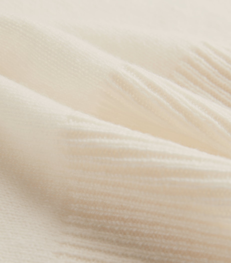 Cashmere Sweater Tee C05 IVORY Image 5