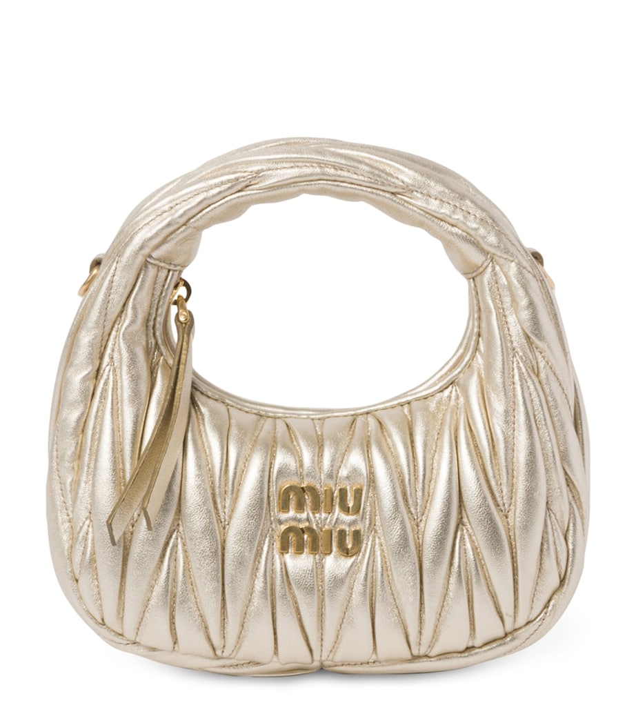 Mini Matelassé Leather Wander Top-Handle Bag F0846 Image 1