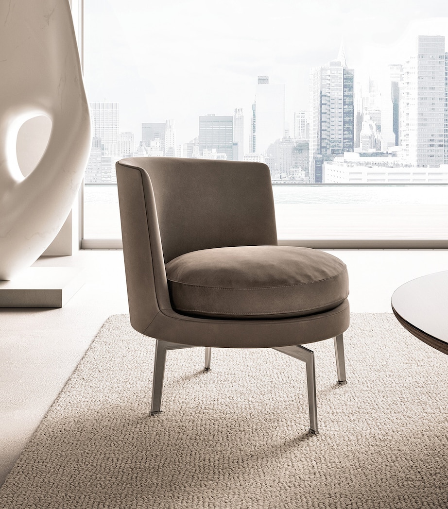 Feel Good Swivelling Armchair BROWN Image 2