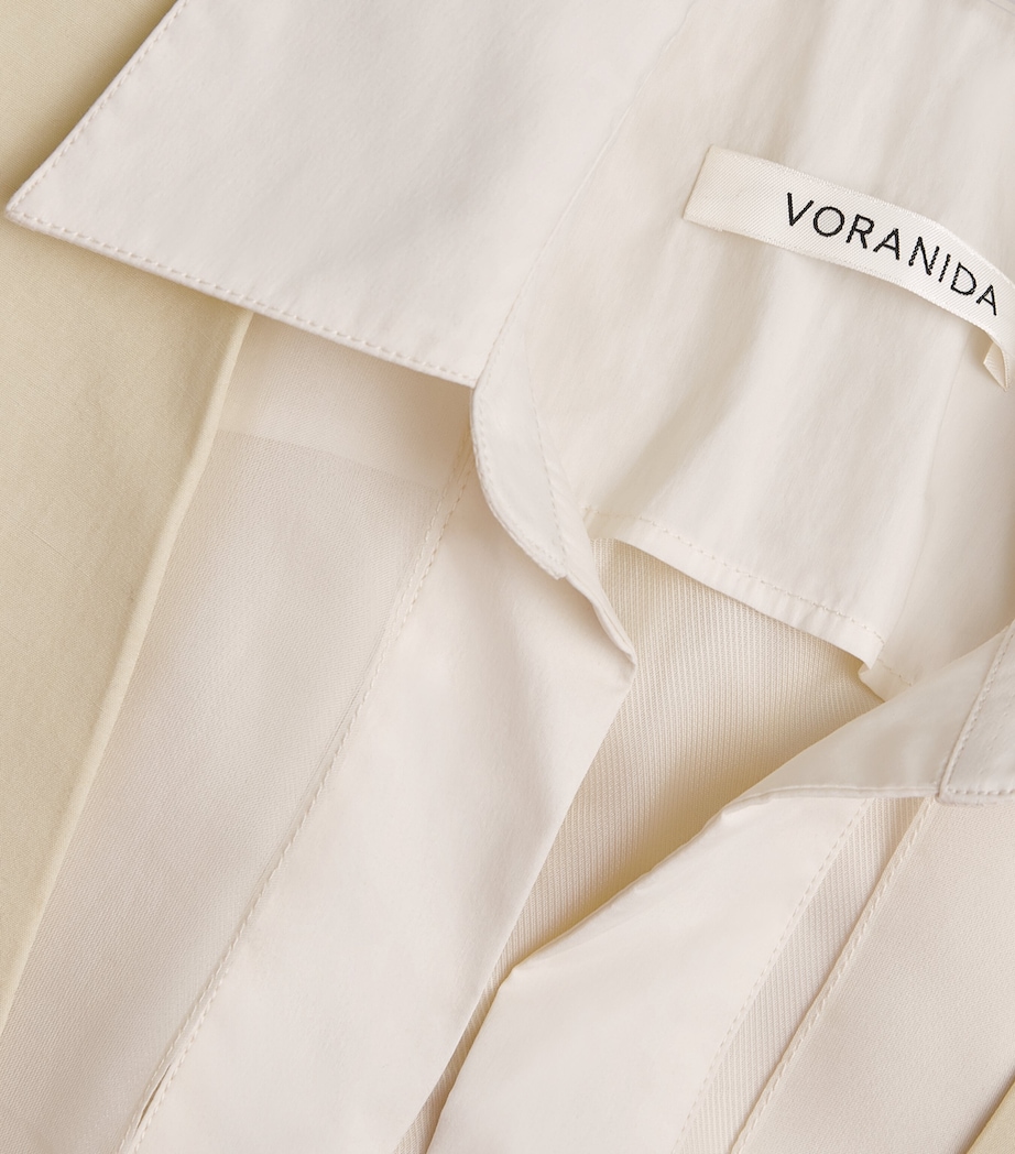 Voranida Womens Layered Nythera Blazer Mini Dress Butter Image 7