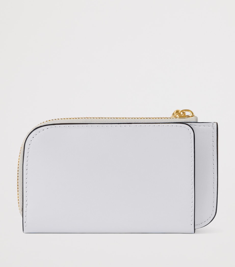 Leather Lucky Charms Card Holder CLOUD GREY Image 2