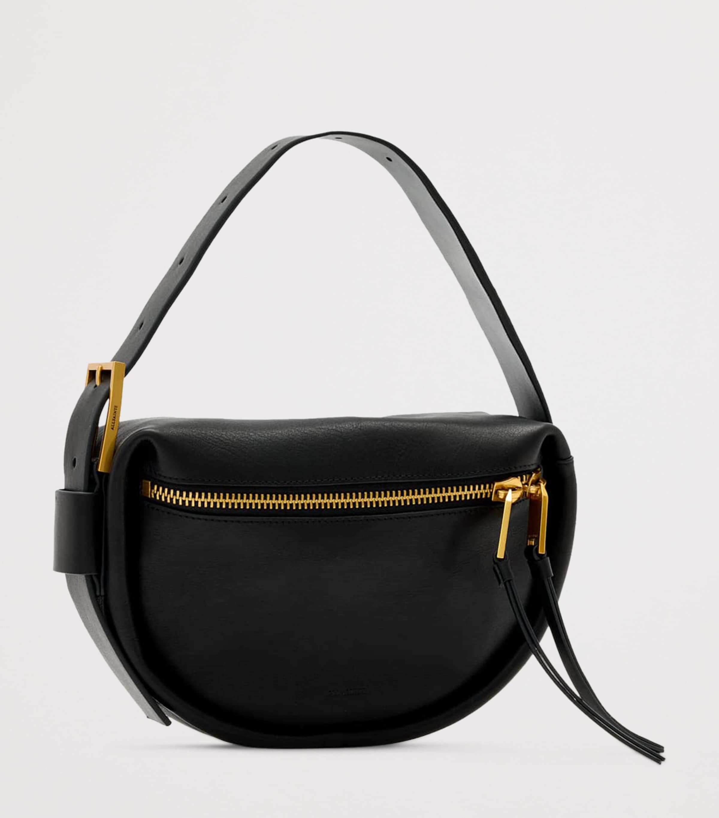 Mini Leather Noemie Shoulder Bag BLACK Image 3