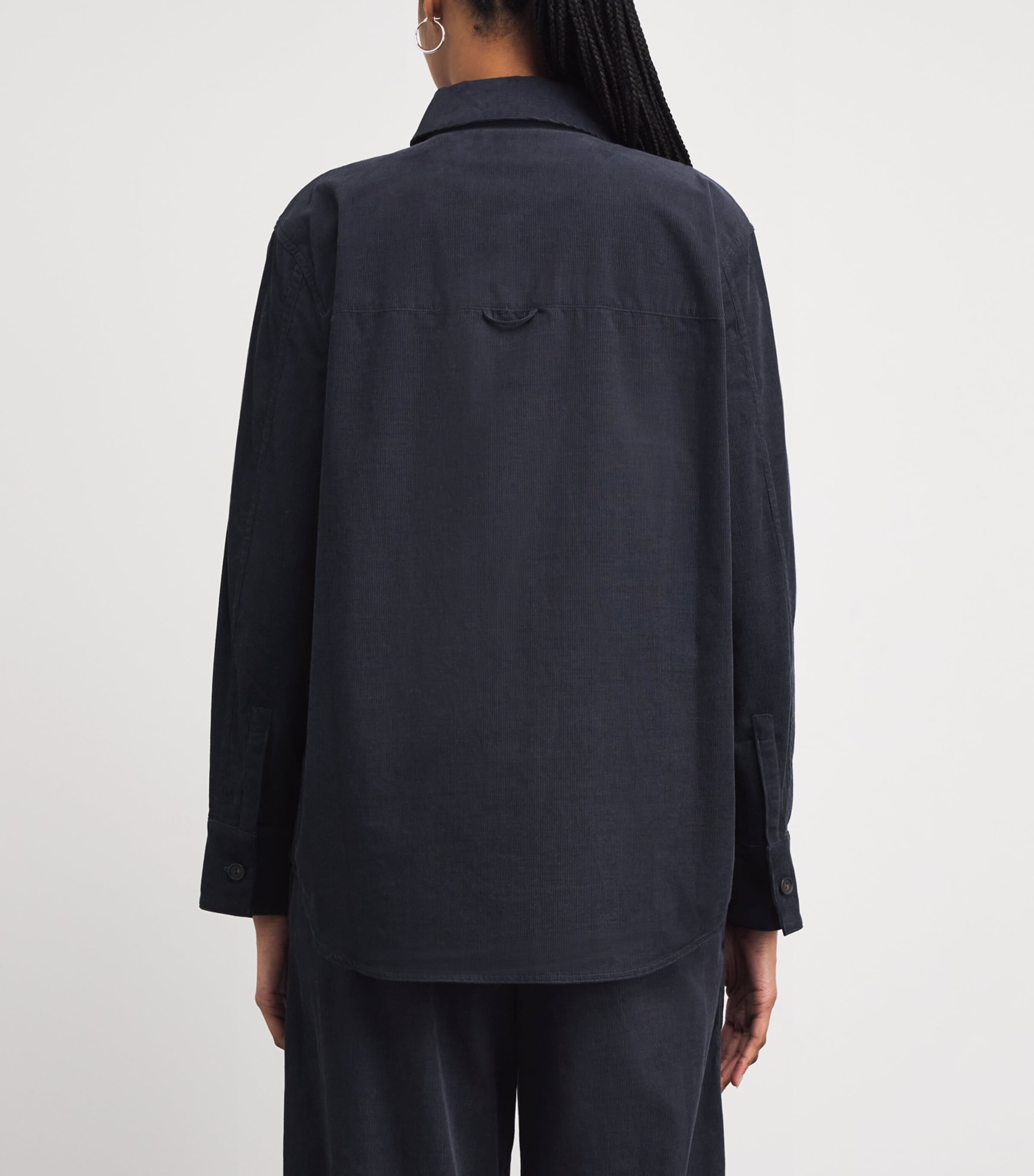 Corduroy Shirt 078GRA Image 4