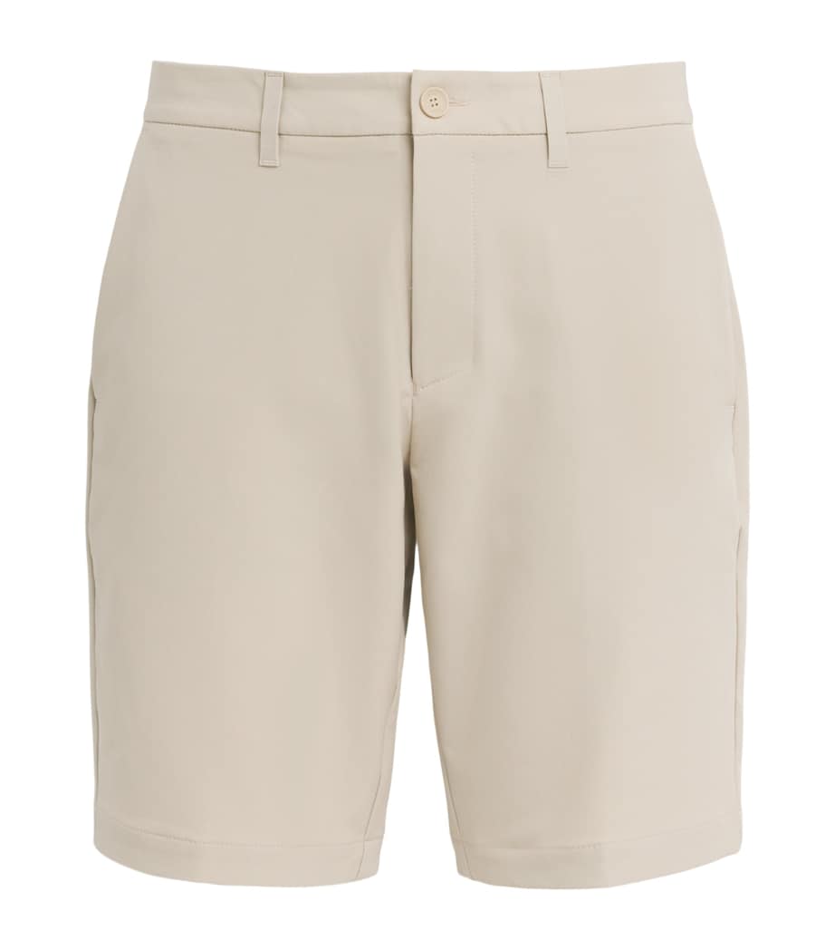BOSS Mens Slim-Fit Shorts Light Beige Image 1