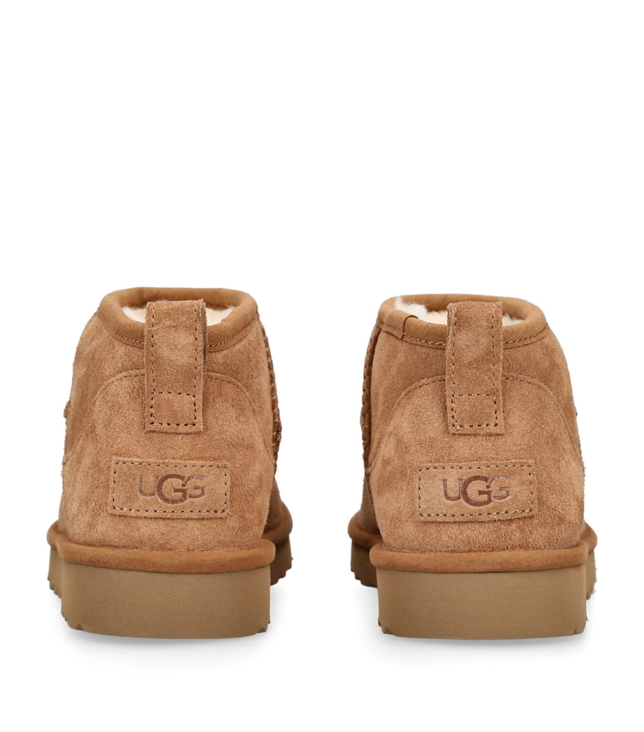 UGG Classic Ultra Mini Bling Ankle Boots Tan Image 2