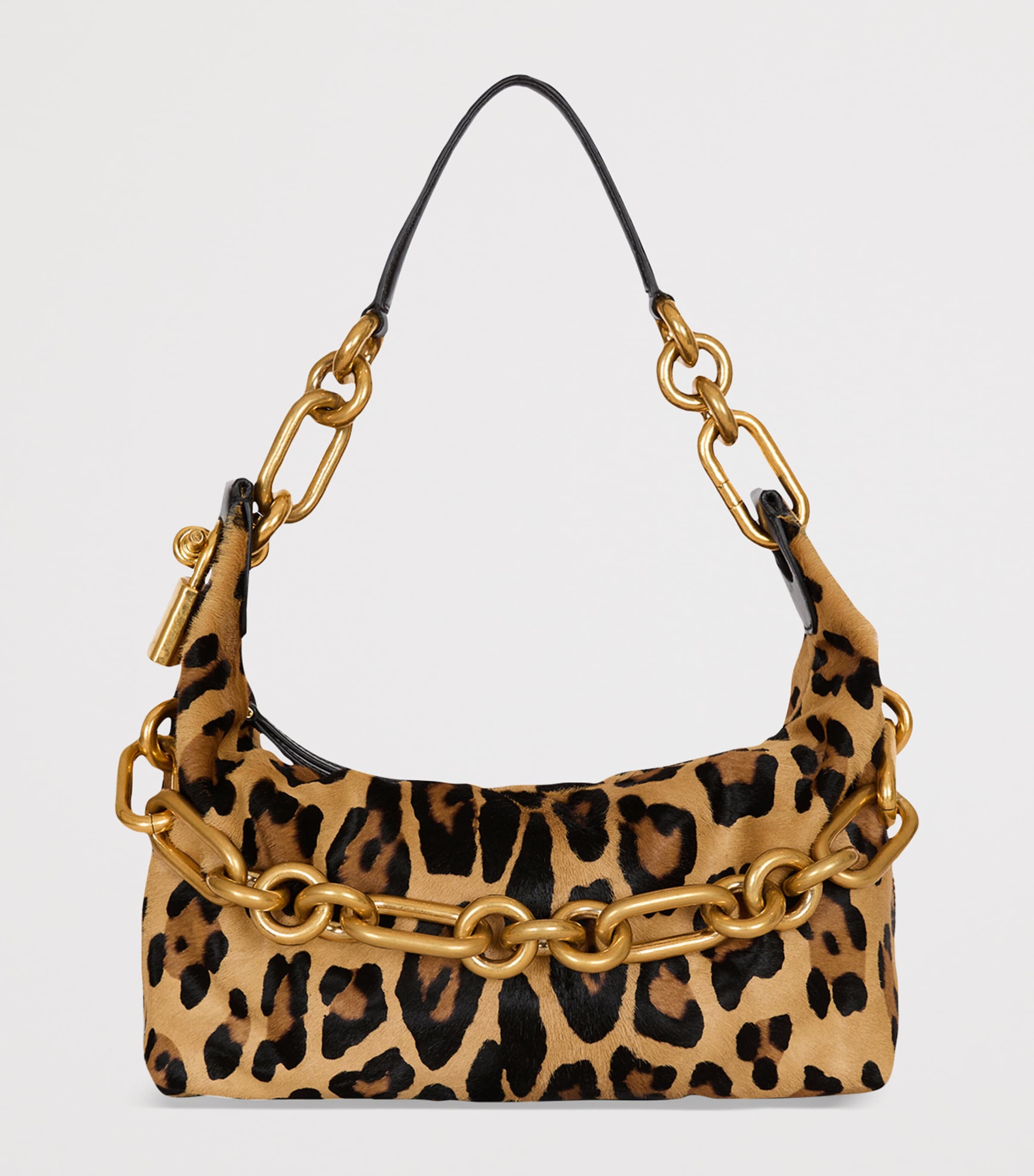 Medium Leopard Sync Shoulder Bag WKS MULTI/ NOIR Image 7