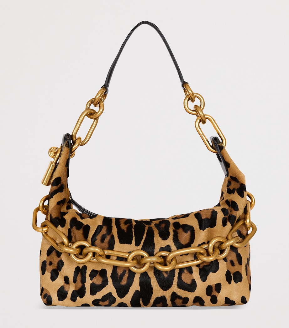 Medium Leopard Sync Shoulder Bag WKS MULTI/ NOIR Image 7