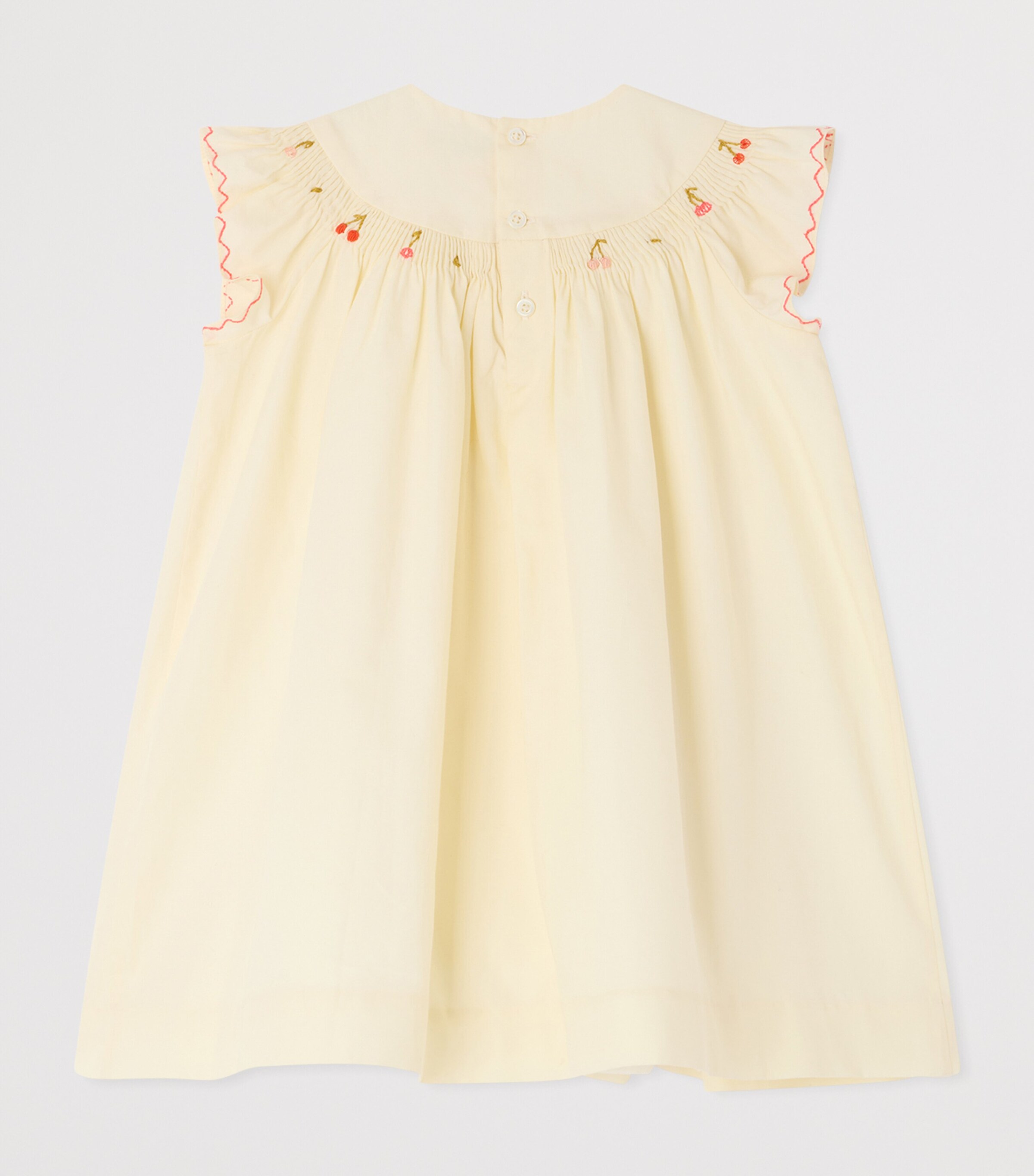 Bonpoint Cotton Amantine Dress (6-18 Months) Upb Ecru Image 2