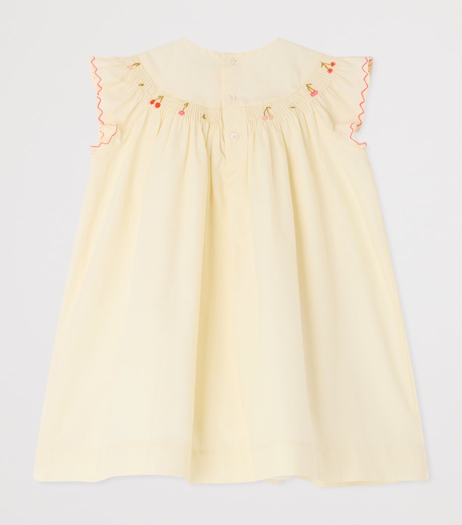 Bonpoint Cotton Amantine Dress (6-18 Months) Upb Ecru Image 2