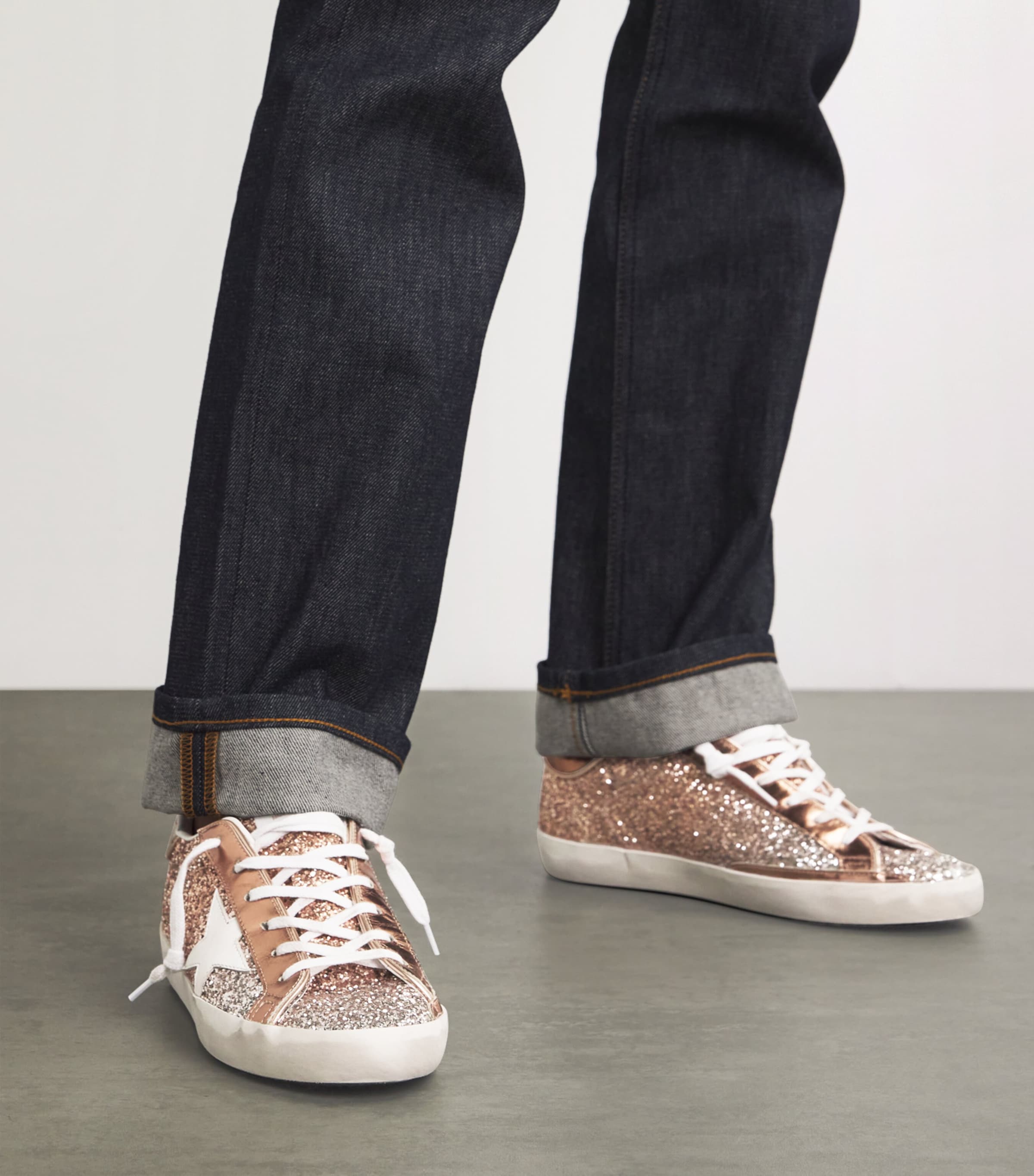 Golden Goose Super-Star Sneakers Silver Com Image 2