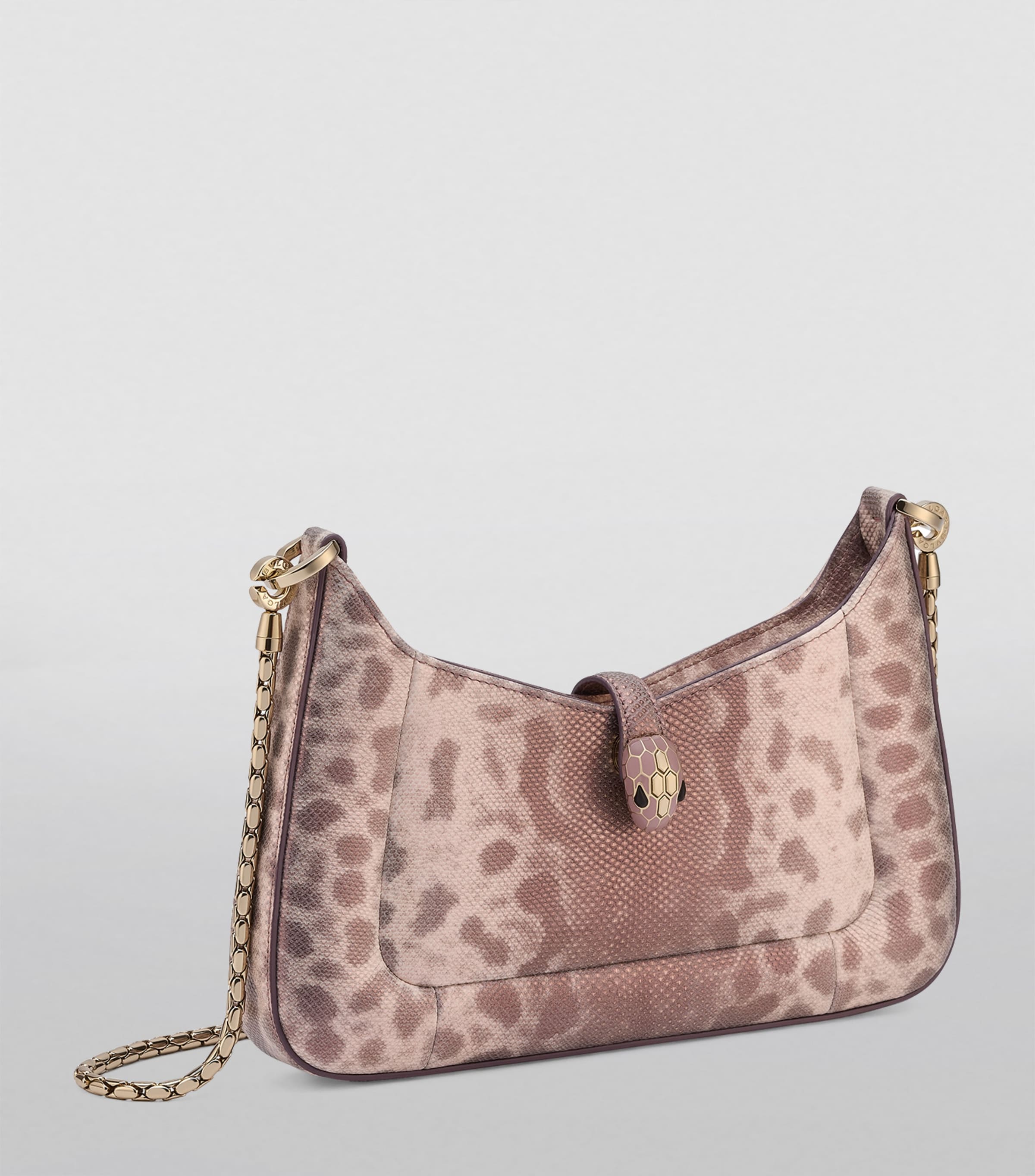 Small Karung Serpenti Baia Shoulder Bag BEIGE LIGHT Image 4