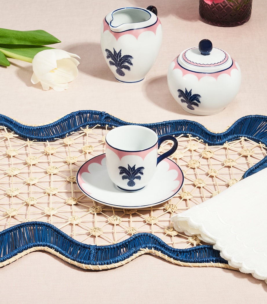 Rectangular Baru Placemat (Set of 2) BLUE NAVY Image 3