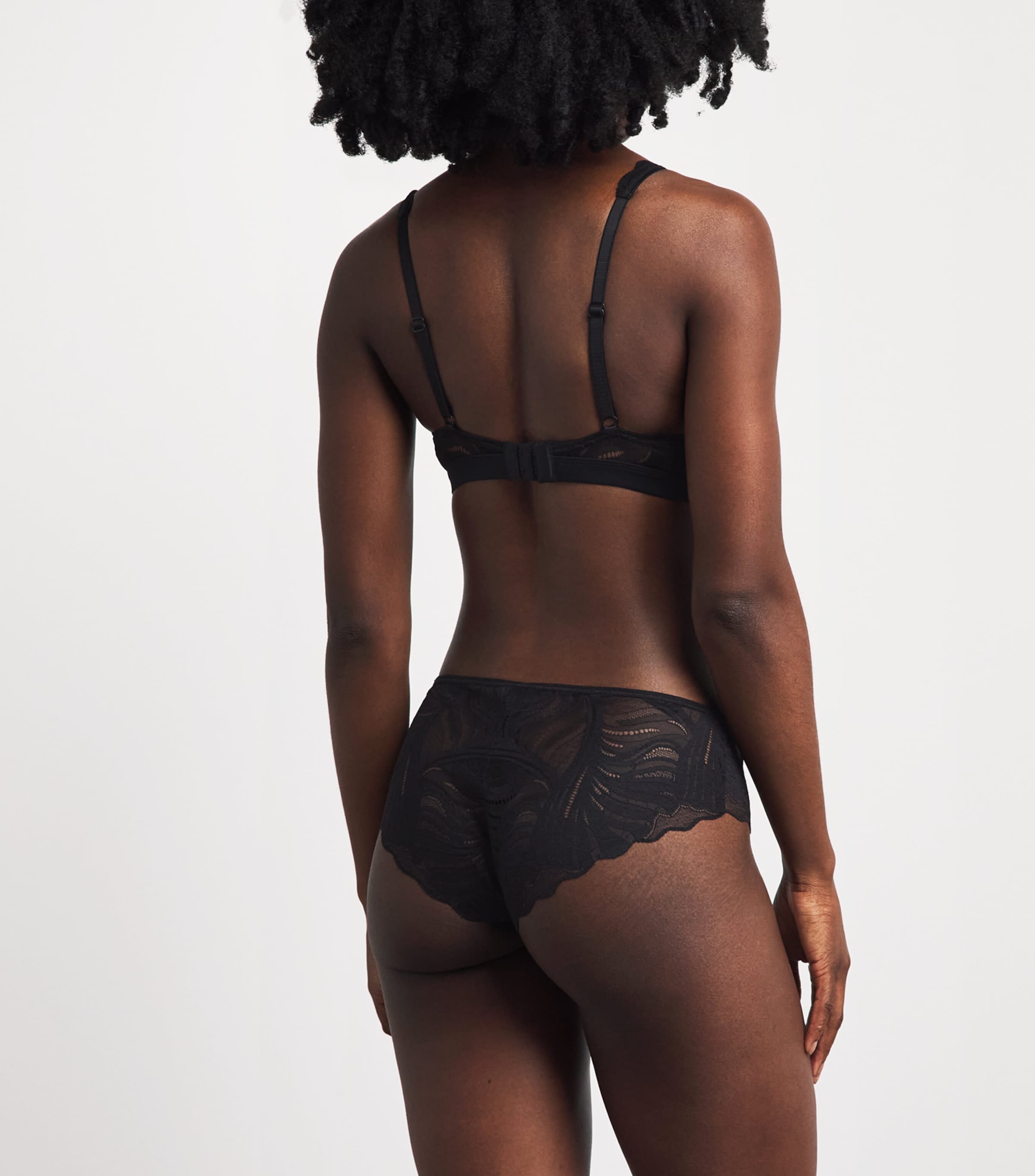 Falke Womens Delicate Touch Triangle Bra Black Image 3