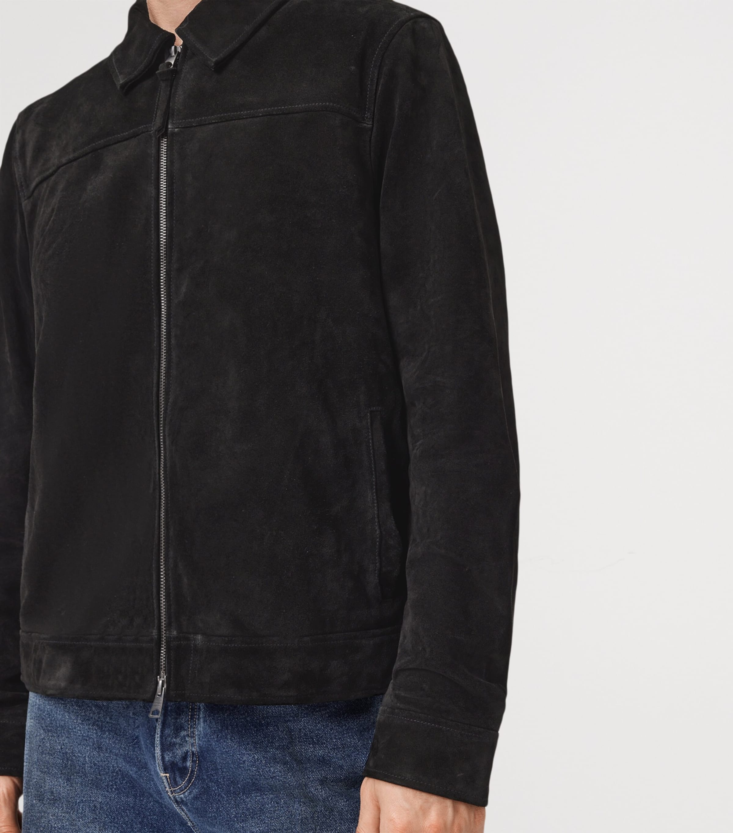 Suede Rhone Jacket BLACK Image 7