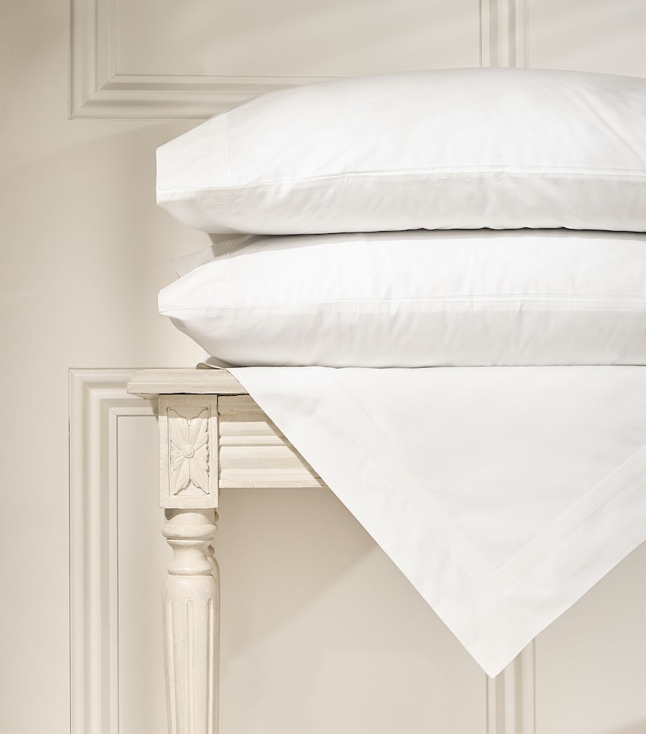 Barley King Flat Sheet (275cm x 295cm) WHITE Image 5