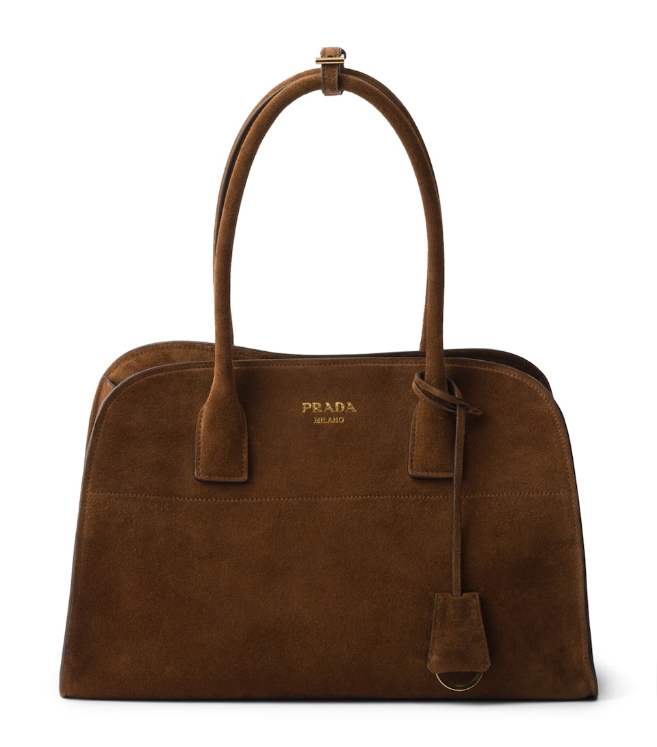 Medium Suede Tote Bag