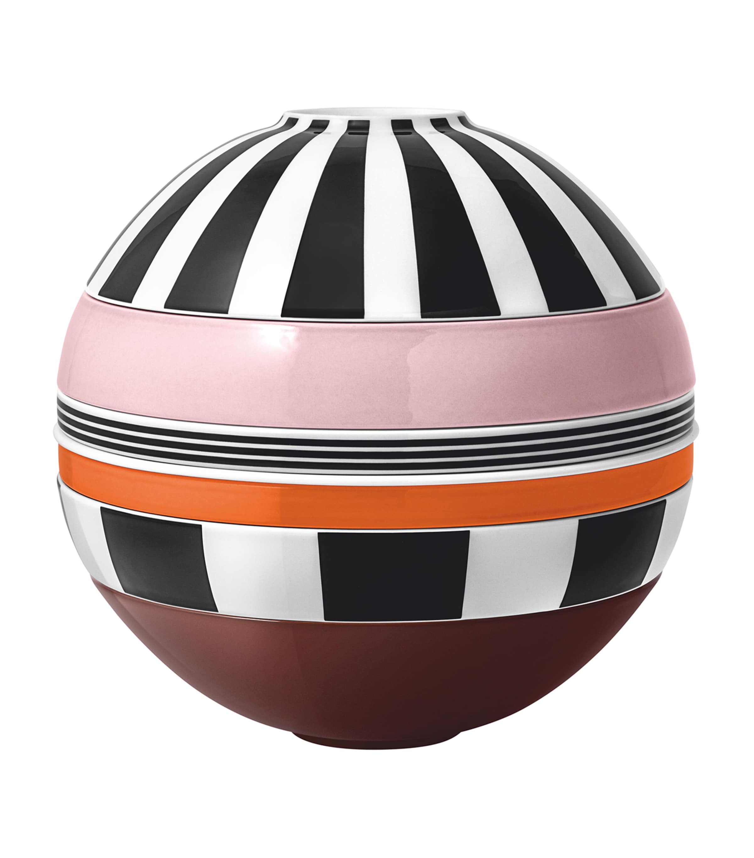 Villeroy & Boch Iconic La Boule Memphis Petite Stackable Five-piece Porcelain Set