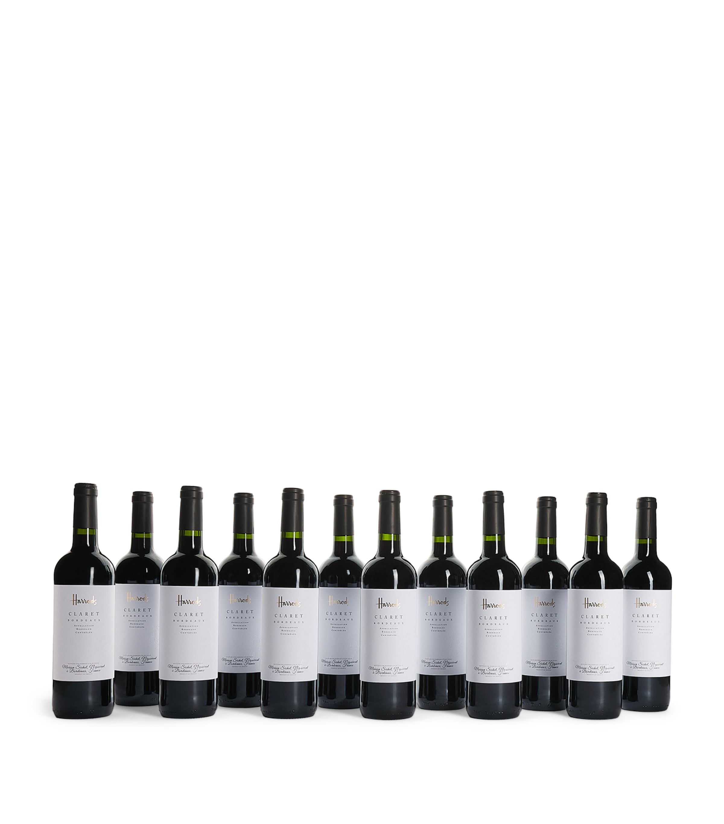 Harrods Claret Wine Case (12 Bottles) - Bordeaux, France Image 2