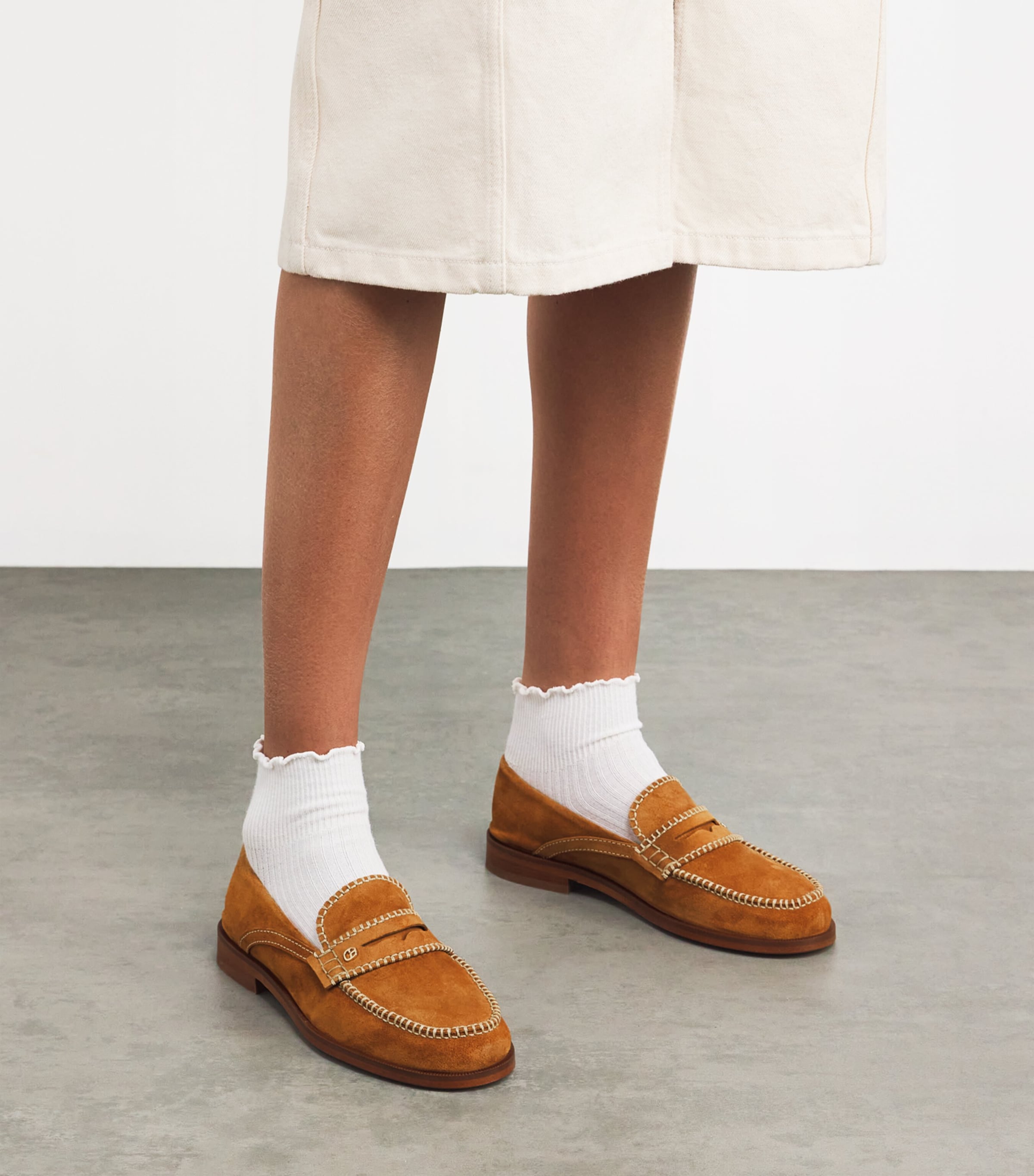 Suede Loafers CAMEL Image 2