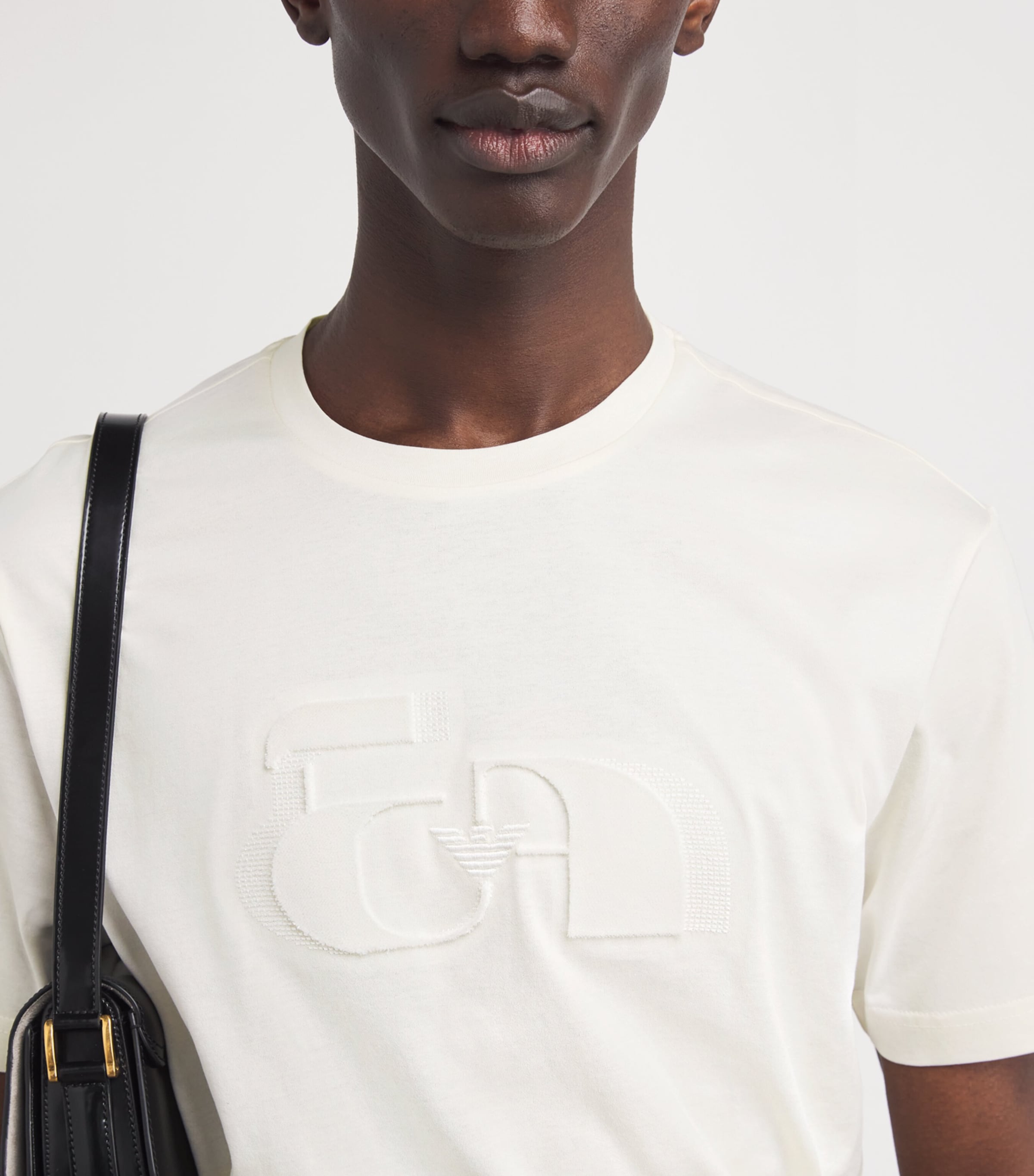 Cotton Flocked Logo T-Shirt F0004 Image 6