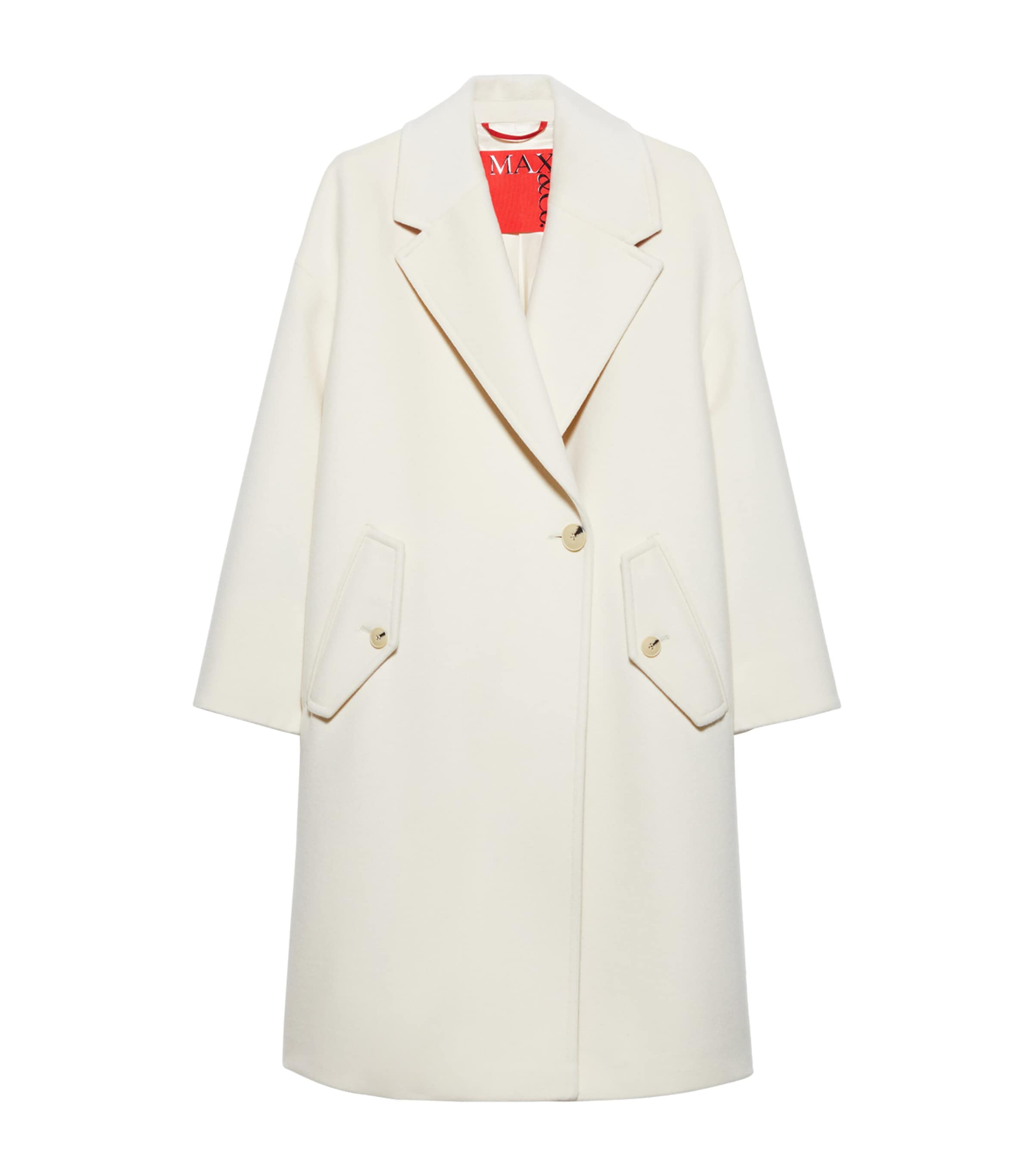 Wool-Cashmere Overcoat WHITE Image 1