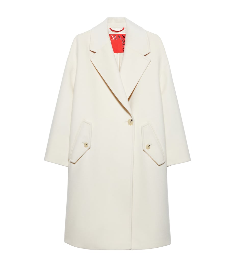 Wool-Cashmere Overcoat WHITE Image 1