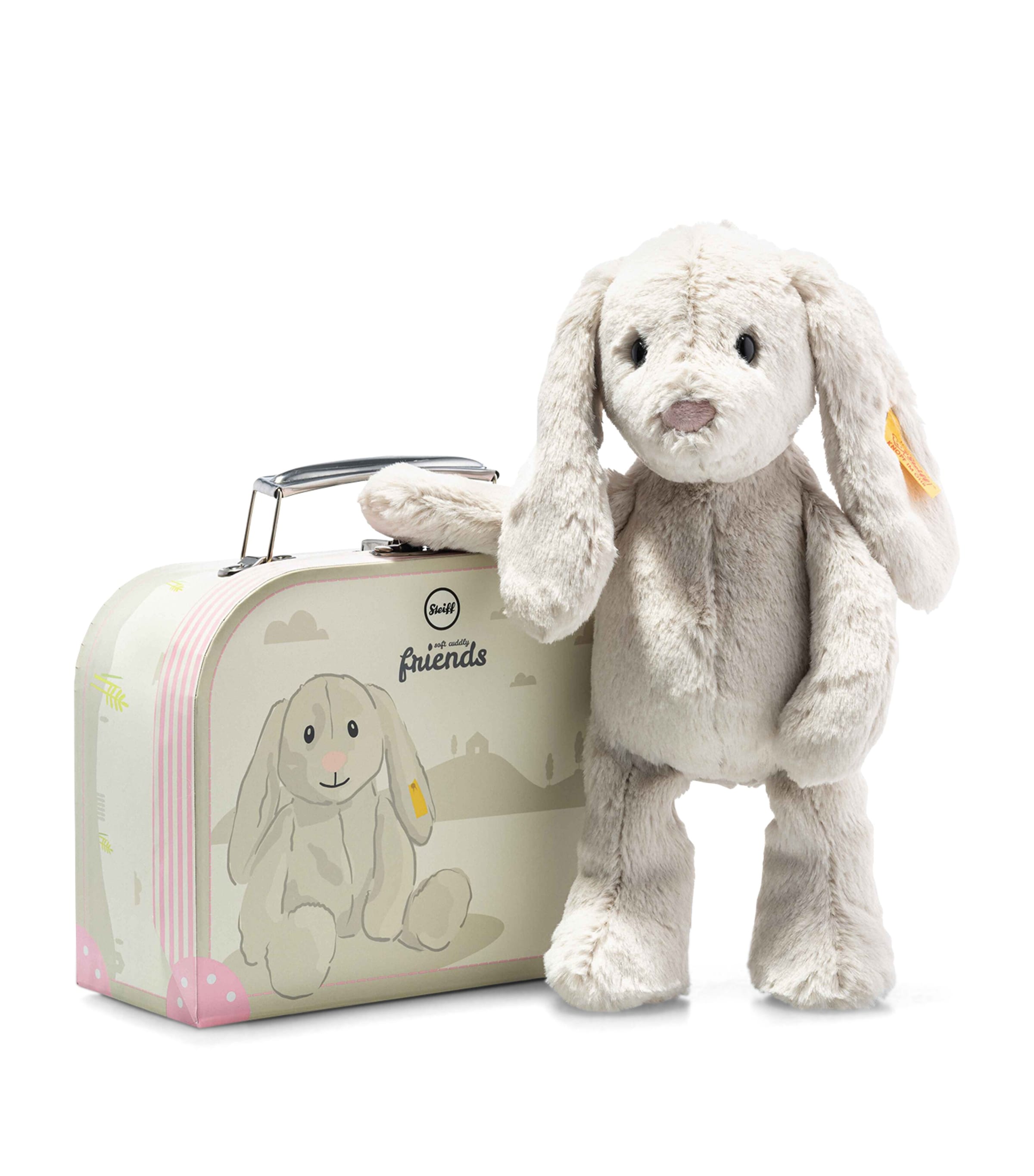 Steiff Hoppie Soft Toy in Suitcase (26cm) | Toys | Bears & Soft Toys | Designers | Steiff