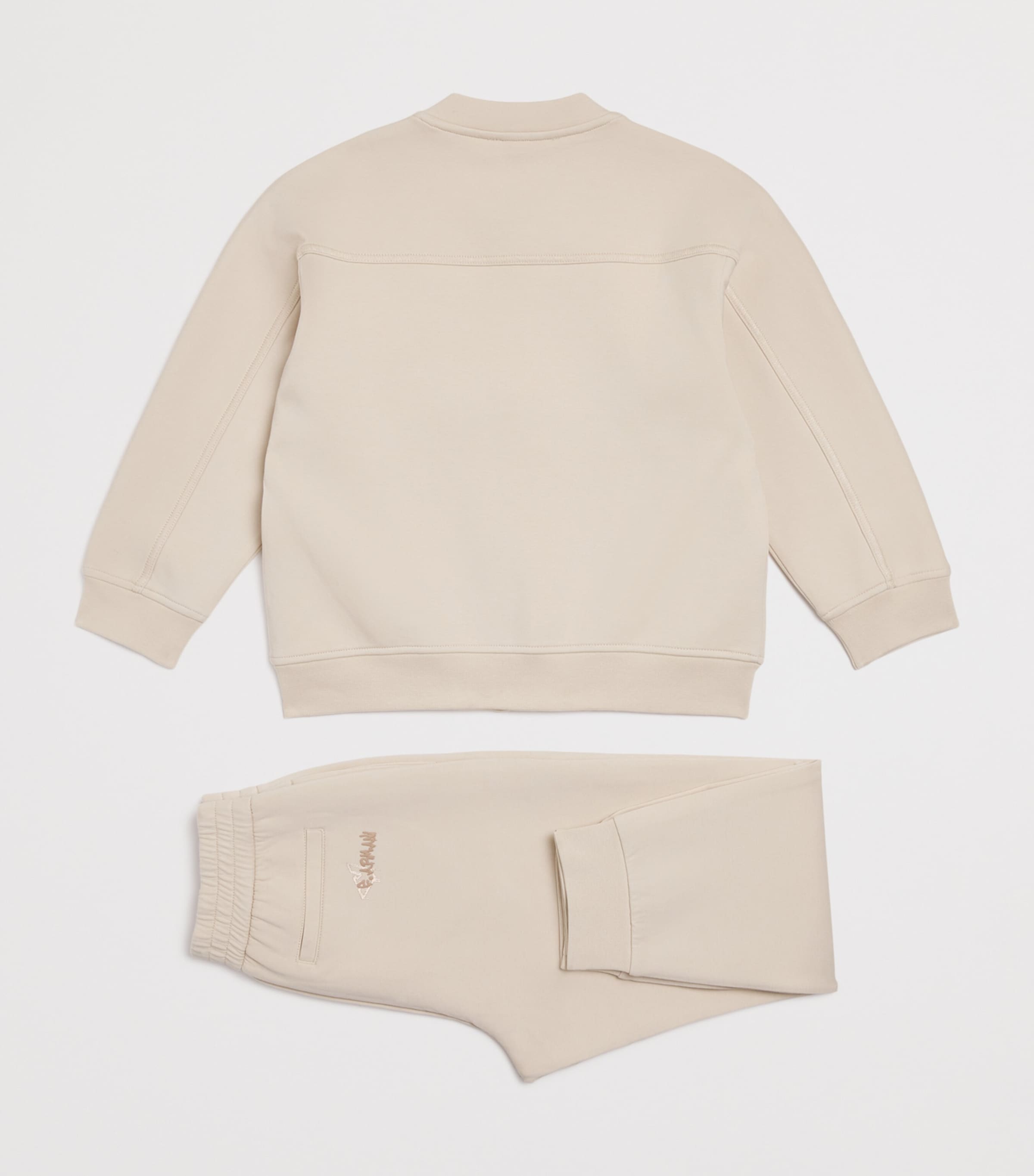 Cotton-Blend Jersey Tracksuit (4-16 Years) U1156  FRENCH OAK Image 2