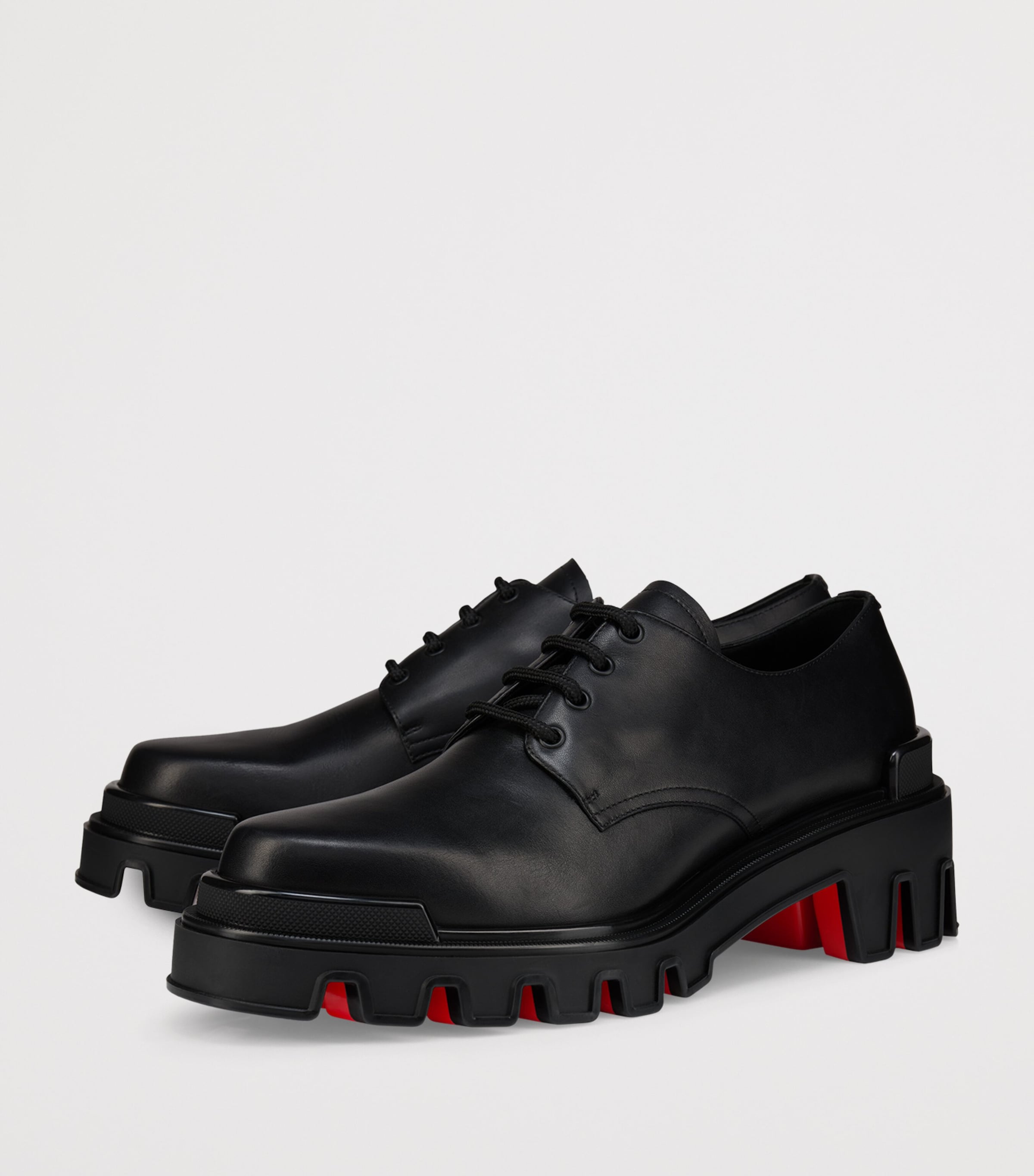 Trott Dune Leather Derby Shoes BK01 Image 2