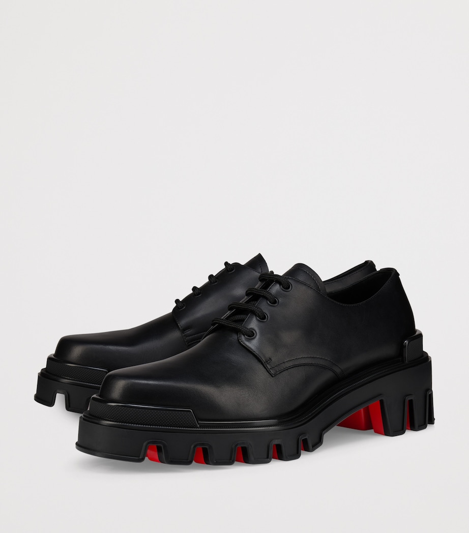 Trott Dune Leather Derby Shoes BK01 Image 2