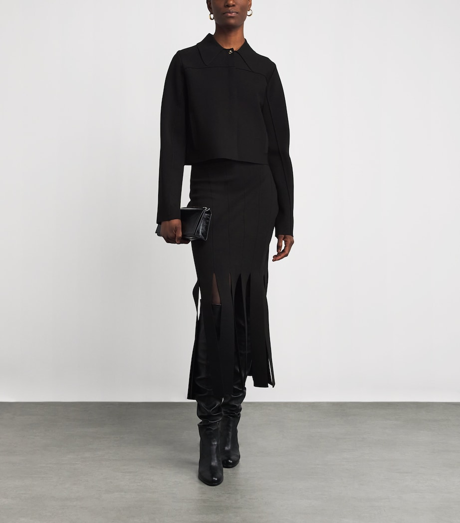 Milano-Knit Gare Compact Jacket BLACK Image 2