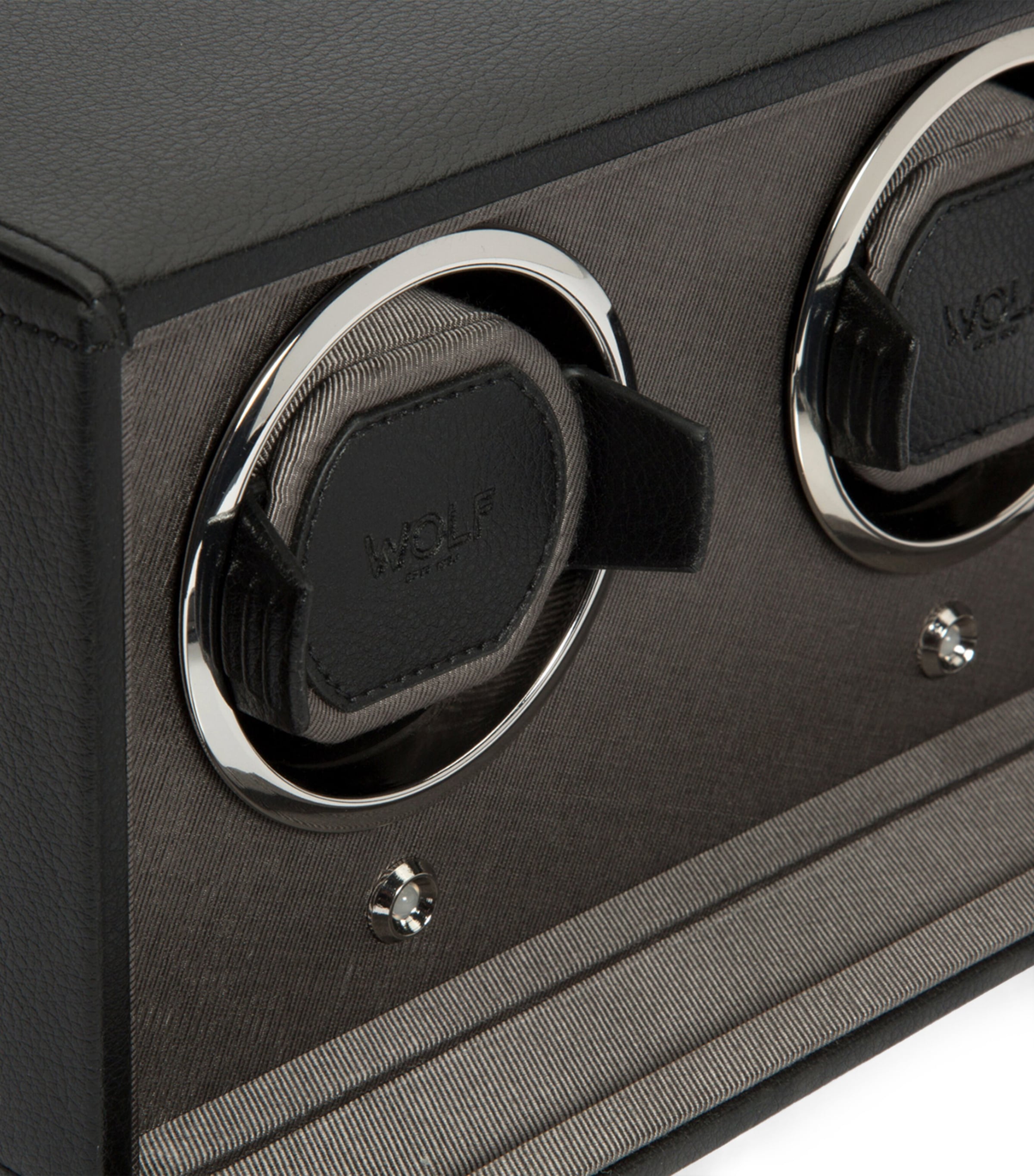 Cub Double Watch Winder with Cover BLACK Image 3