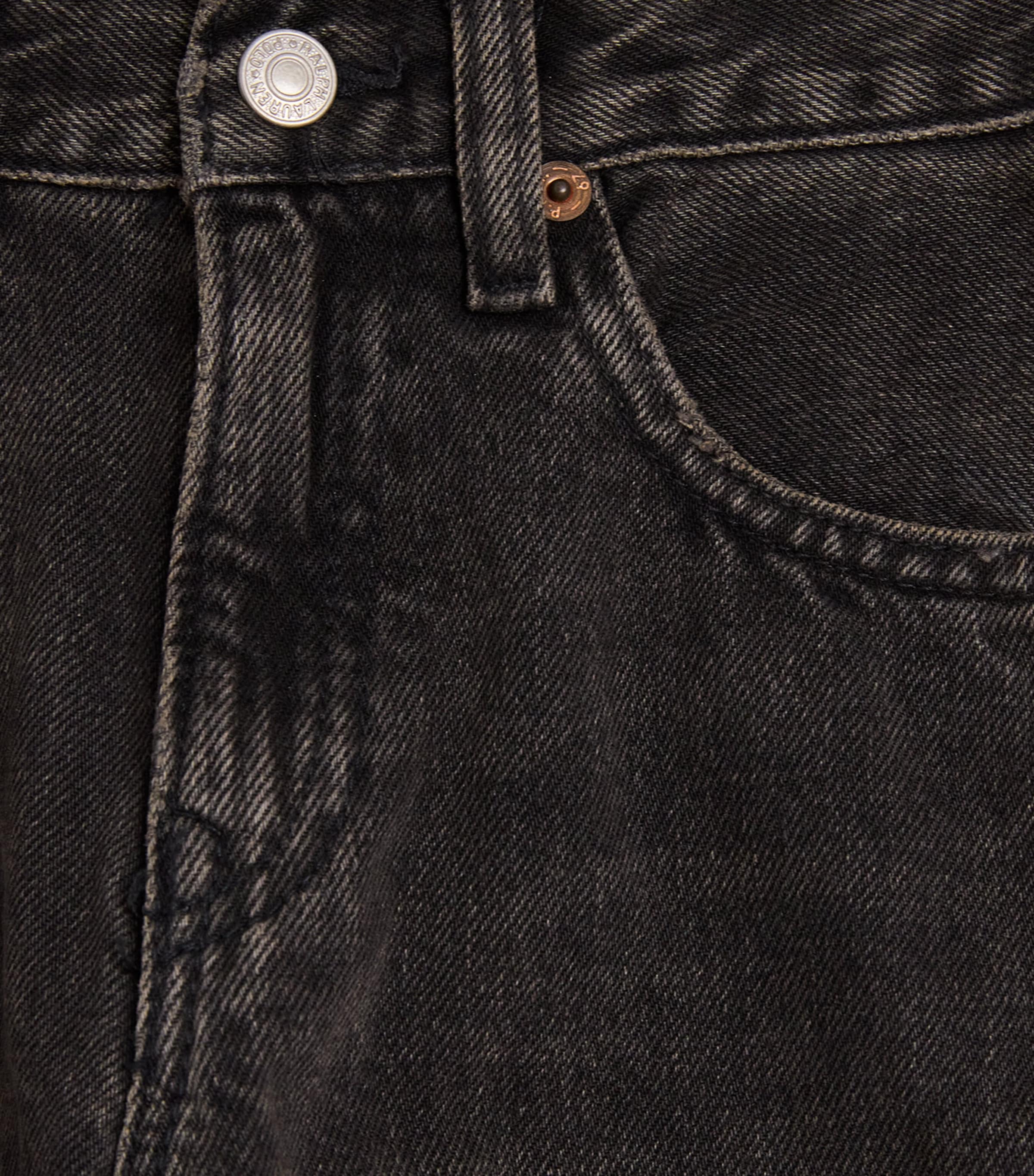 Ralph Lauren Kids Lynwood Relaxed Straight Jeans (8-16 Years) Black Image 3