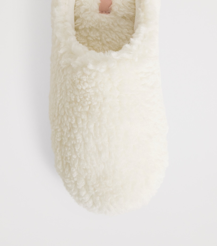 Faux Shearling Slippers IVORY/IVORY Image 5