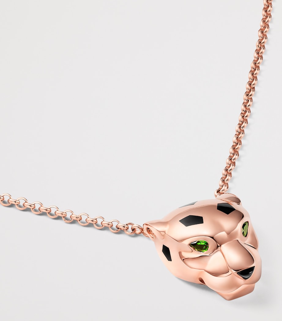 Cartier Rose Gold, Tsavorite and Onyx Panthère de Cartier Necklace Rose Gold Image 3