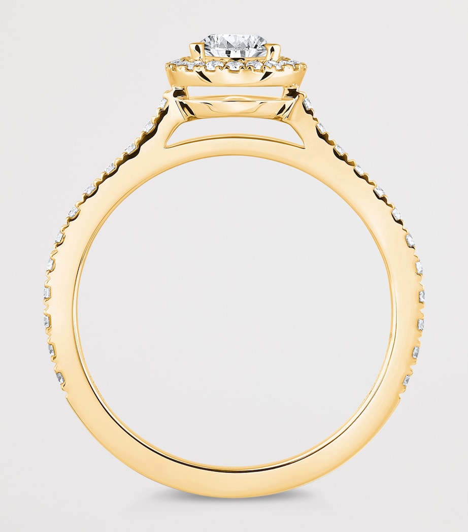 Messika Joy Yellow Gold and Diamond Solitaire Ring White Gold Image 3